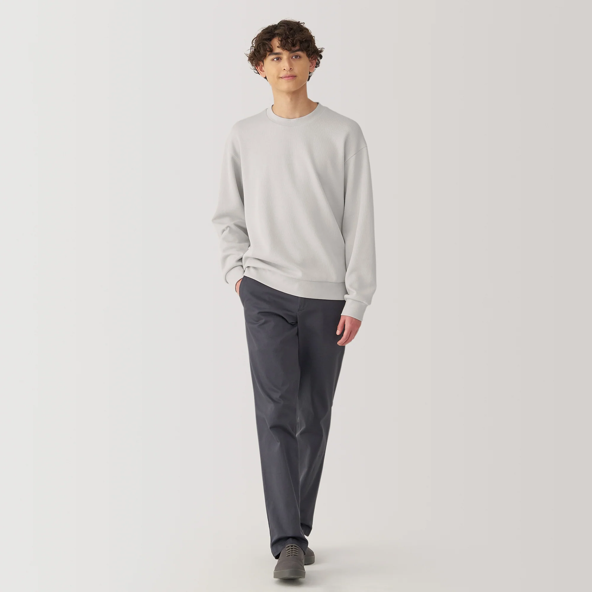 Men's Double Knit Crewneck Pullover - Image 12