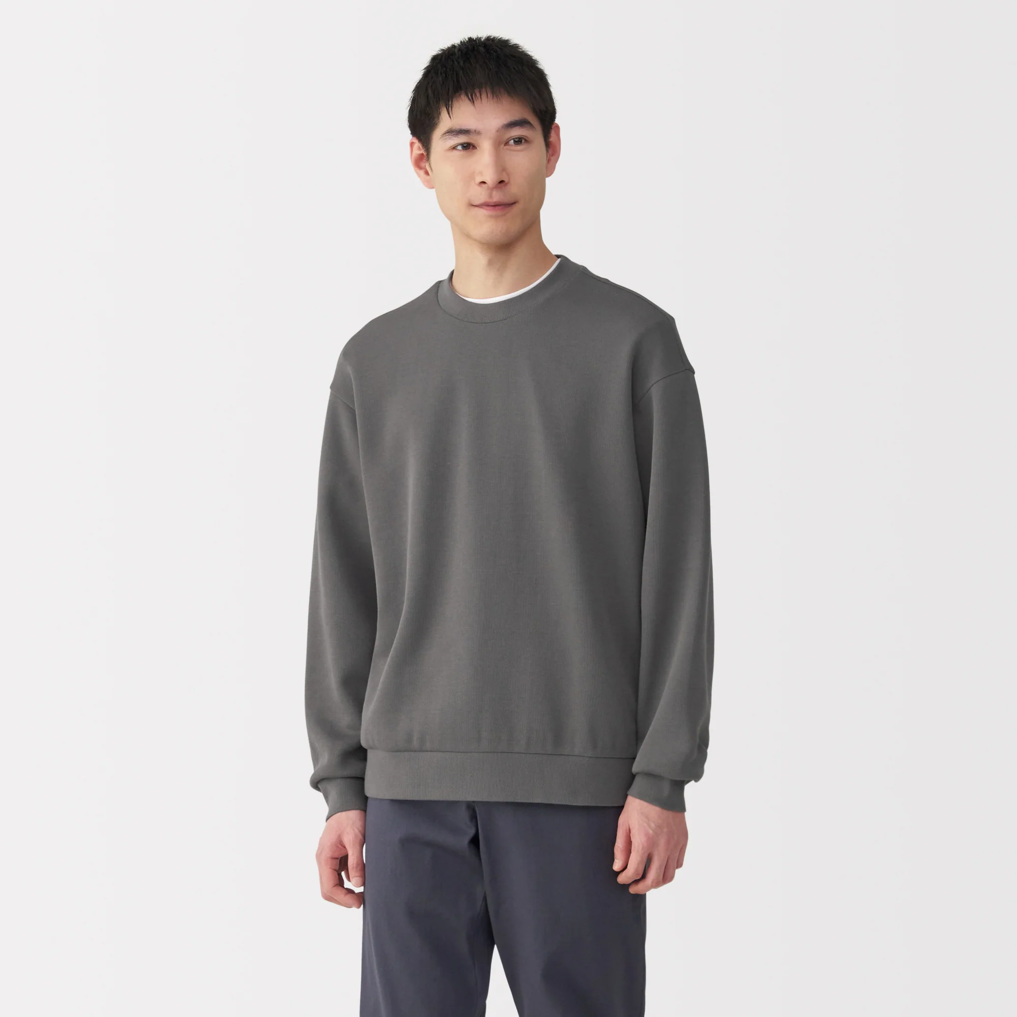 Men's Double Knit Crewneck Pullover - Image 19