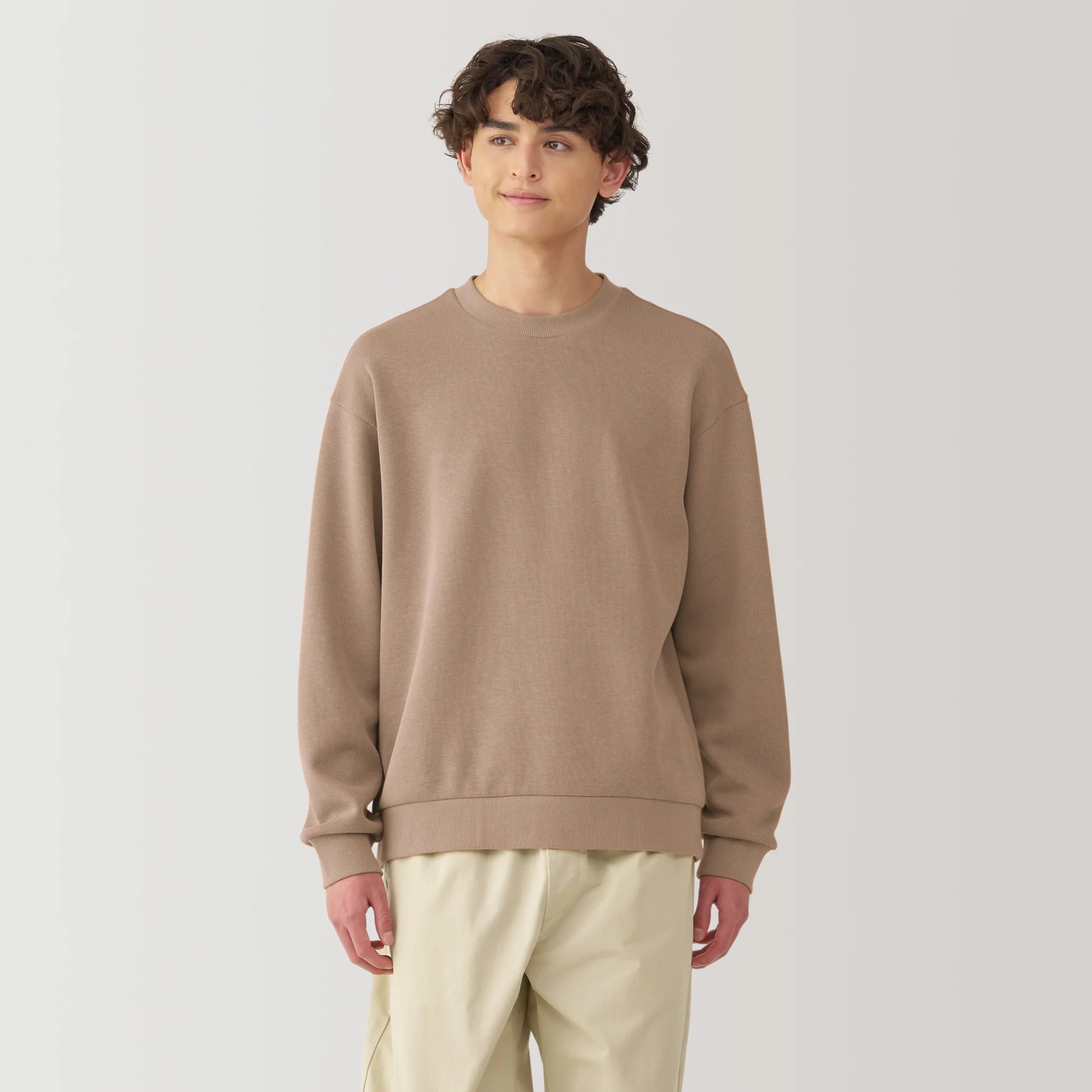 Men's Double Knit Crewneck Pullover - Image 43