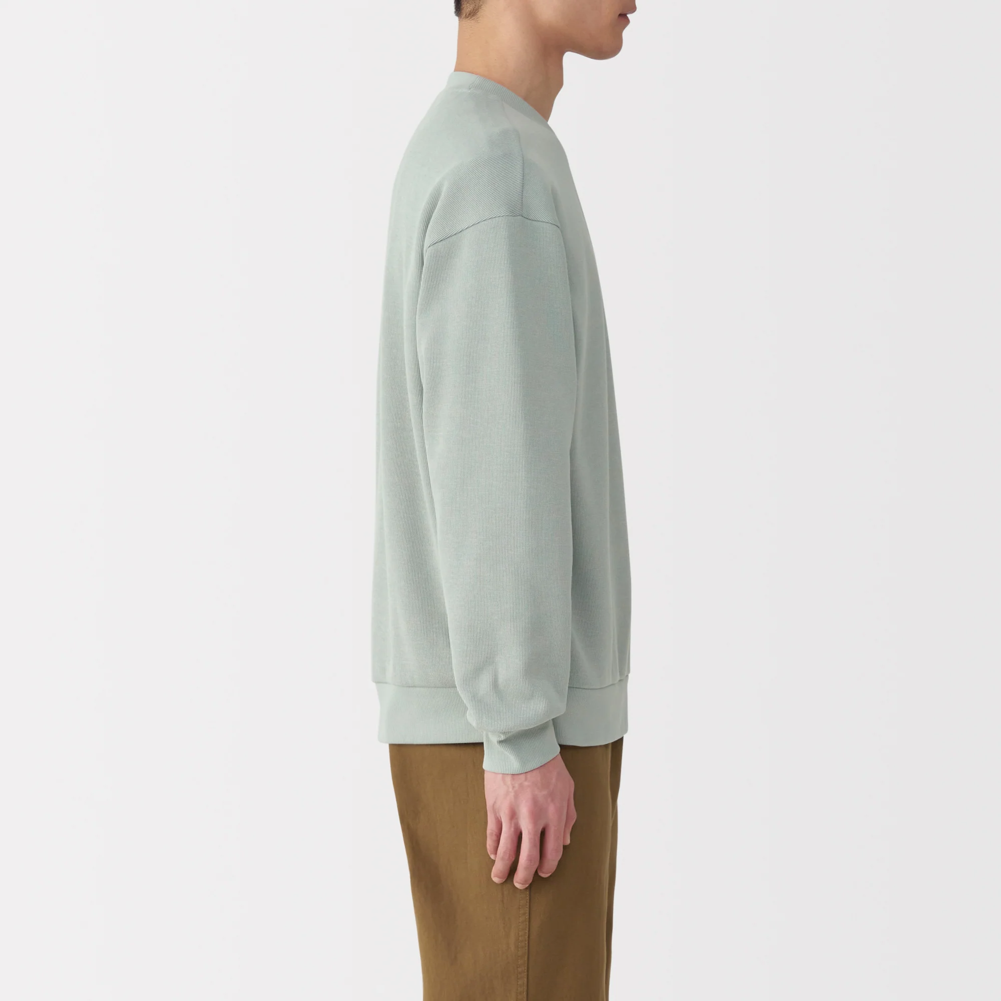 Men's Double Knit Crewneck Pullover - Image 5