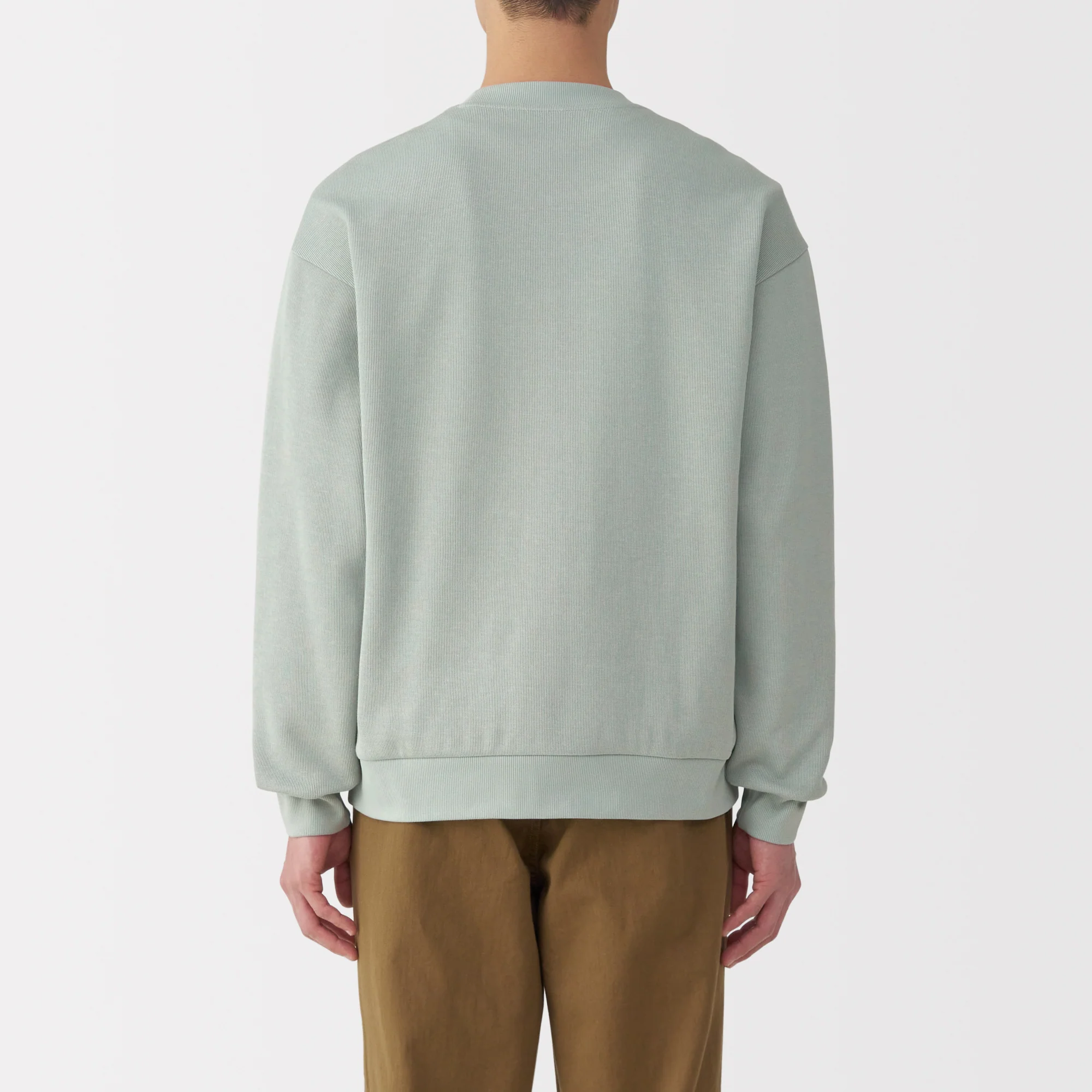 Men's Double Knit Crewneck Pullover - Image 6