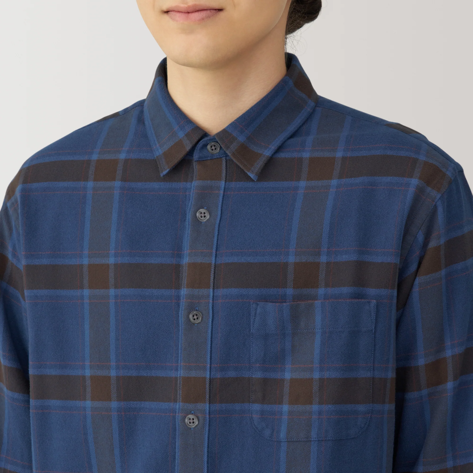 Men's Flannel Long Sleeve Shirt - Image 47