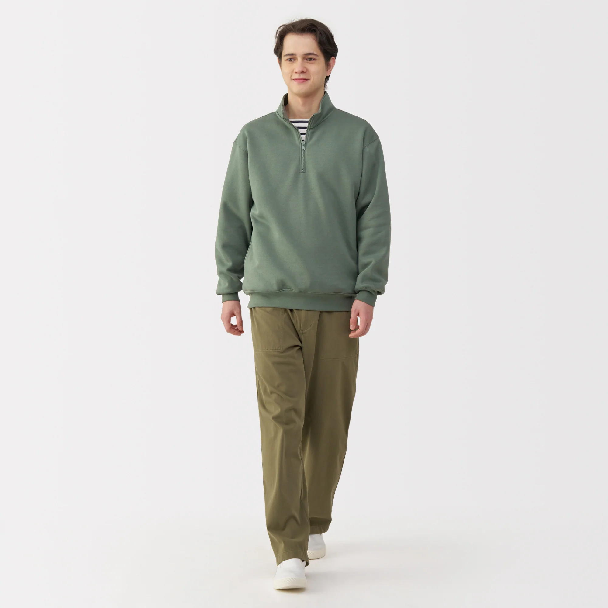 Men's Half-Zip Sweatshirt - Image 22
