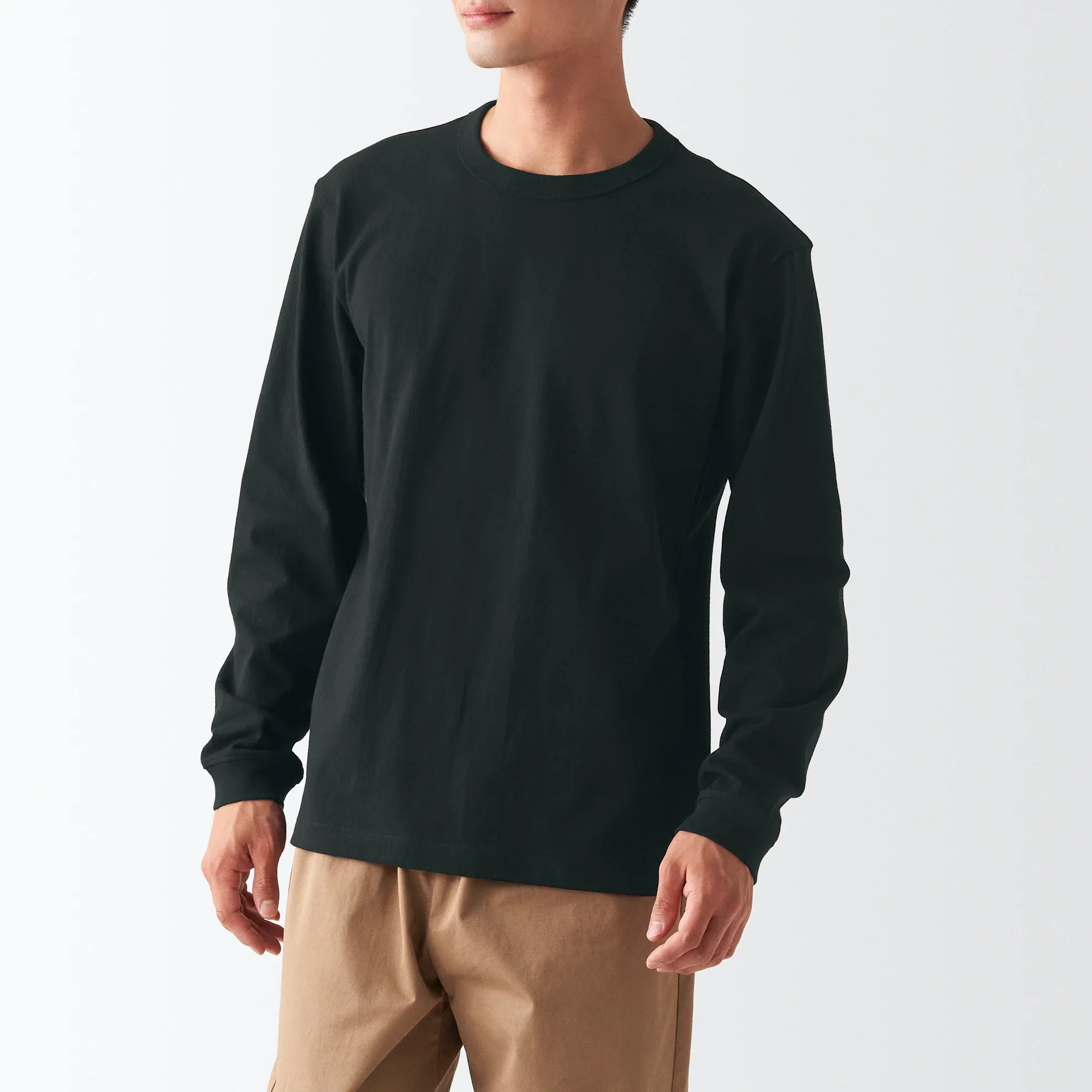 Men's Heavyweight Jersey Long Sleeve T-Shirt - Image 38
