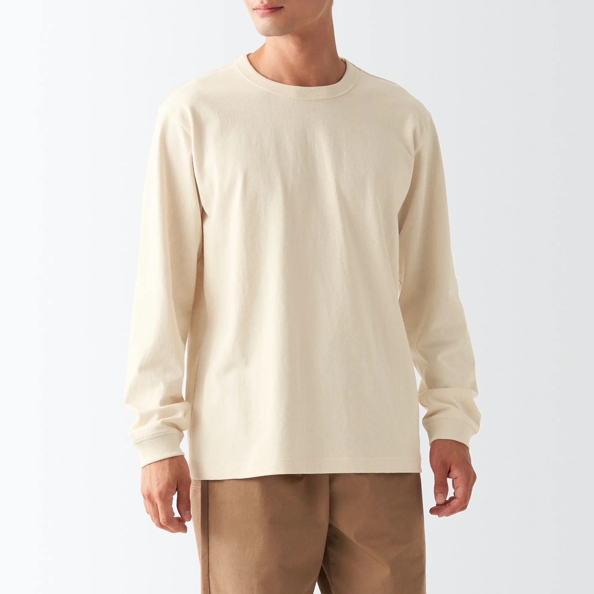Men's Heavyweight Jersey Long Sleeve T-Shirt - Image 45
