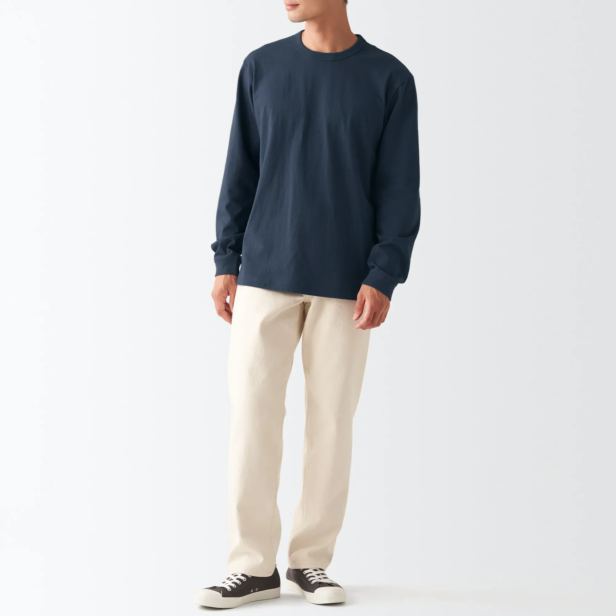 Men's Heavyweight Jersey Long Sleeve T-Shirt - Image 55