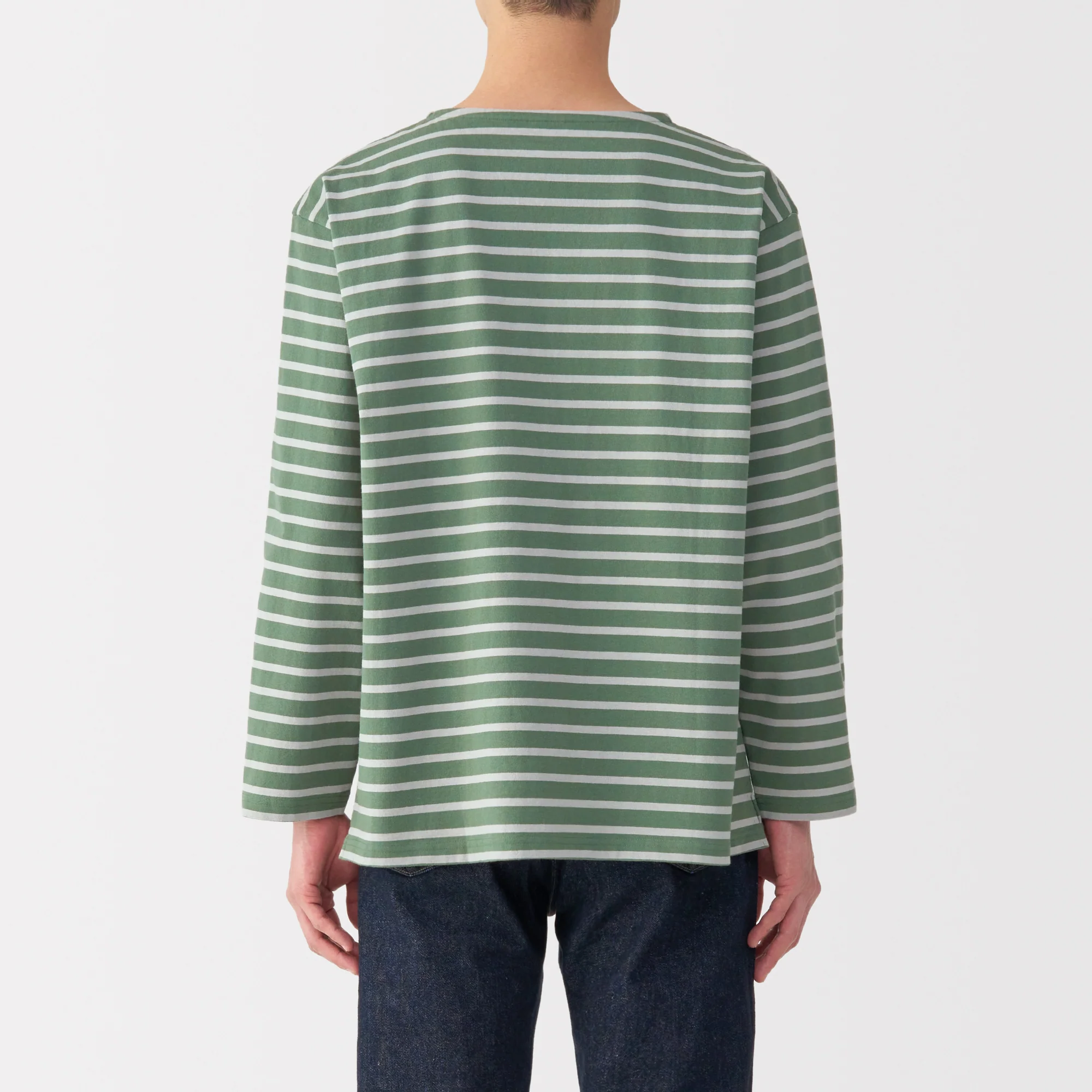Men's Heavyweight Boatneck T-Shirt - Image 14