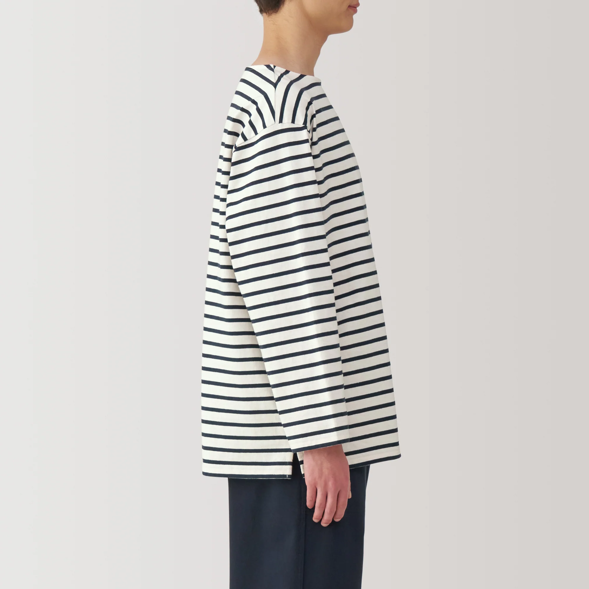 Men's Heavyweight Boatneck T-Shirt - Image 21