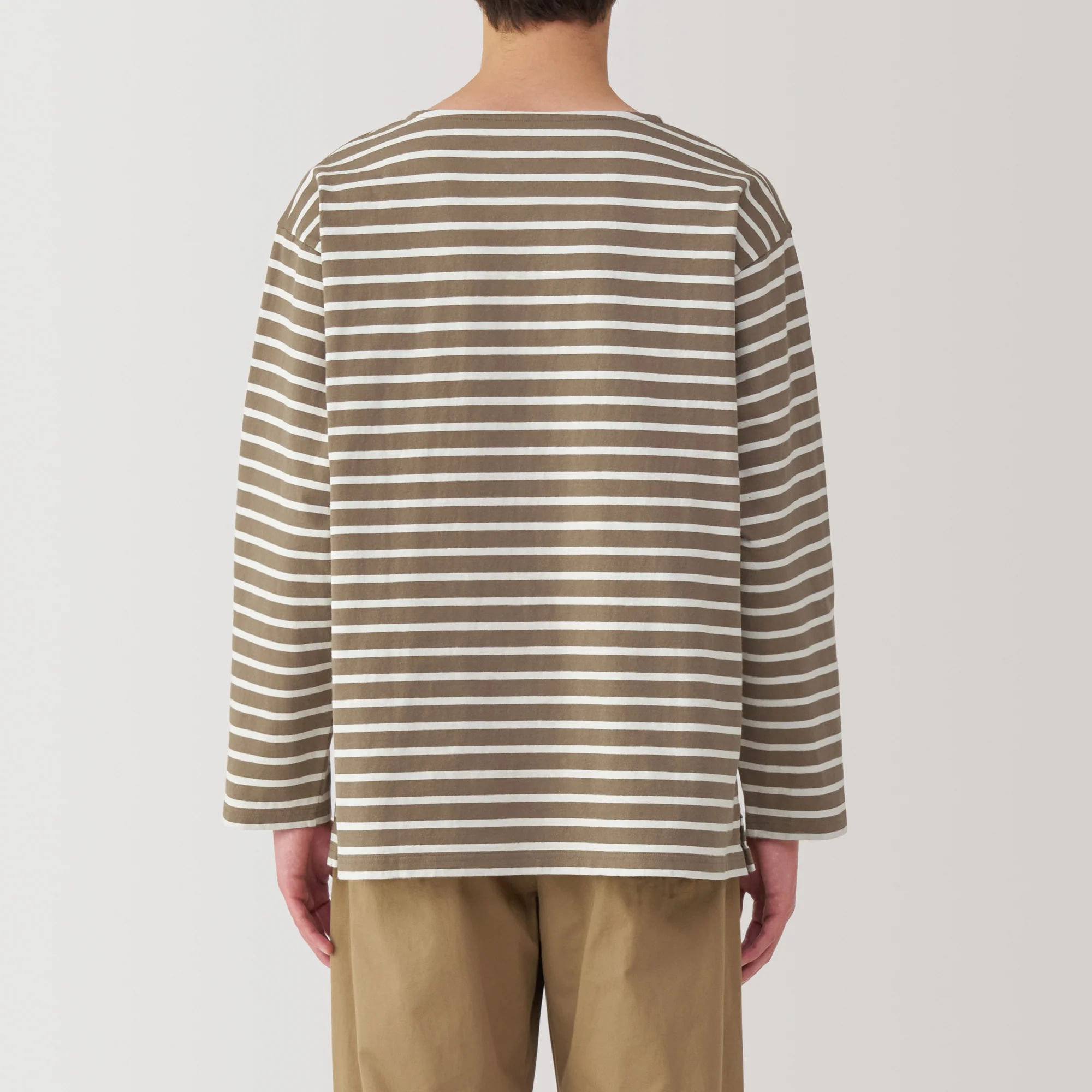 Men's Heavyweight Boatneck T-Shirt - Image 29