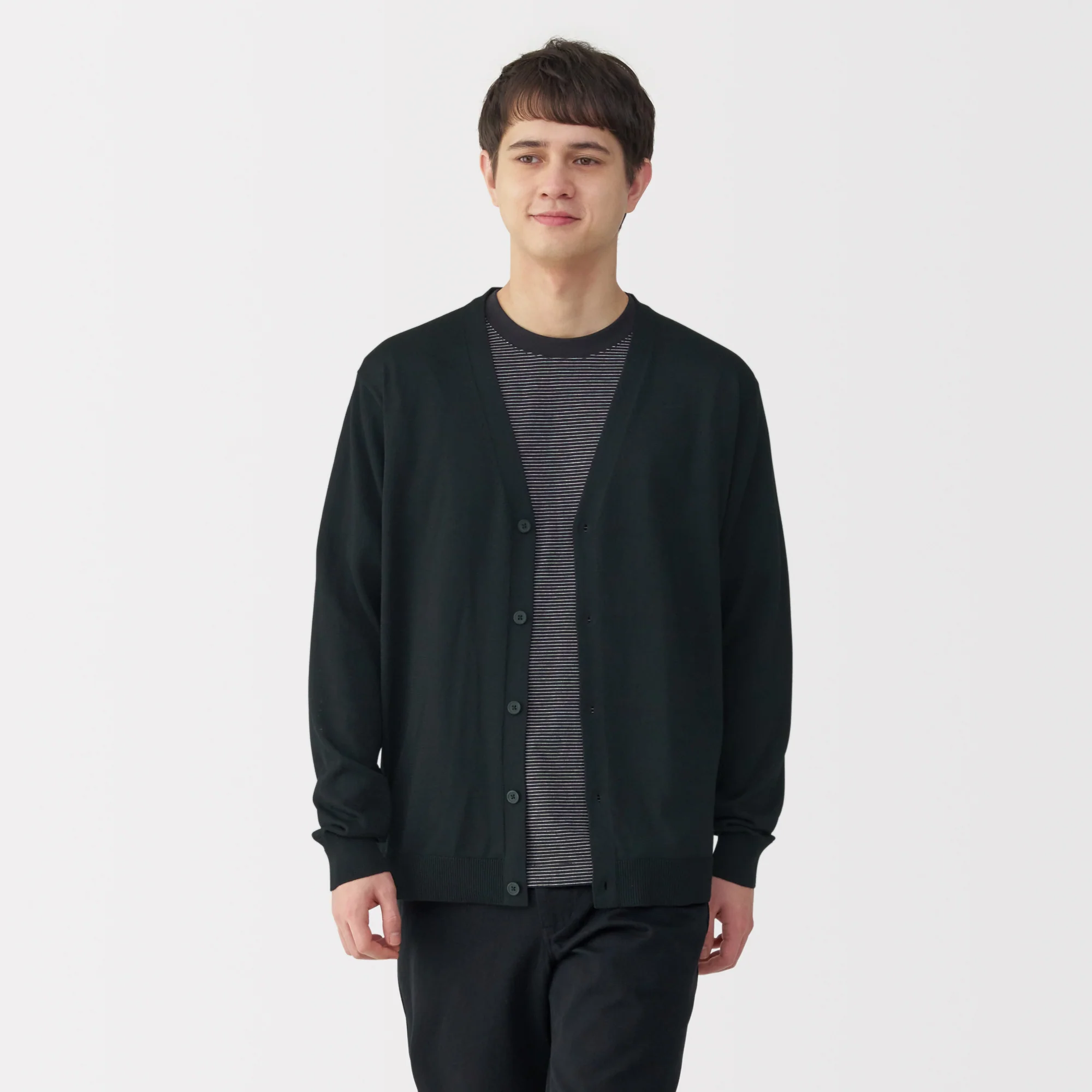 Men's Hemp Blend V-Neck Cardigan - Image 17