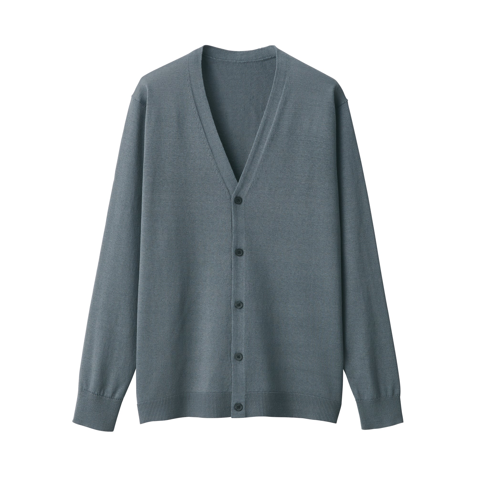 Men's Hemp Blend V-Neck Cardigan - Image 9