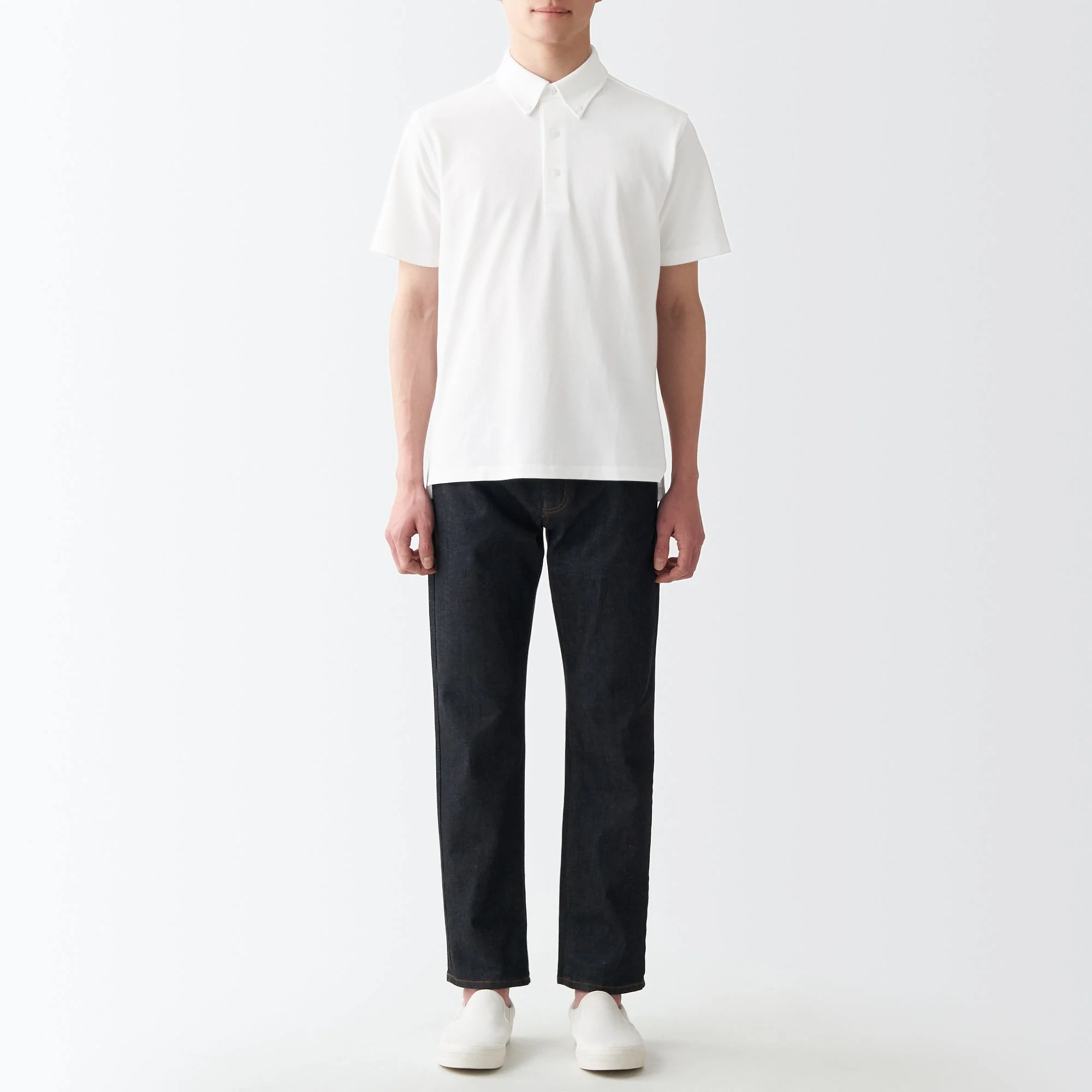 Men's High Twist Pique Polo Shirt - Image 3