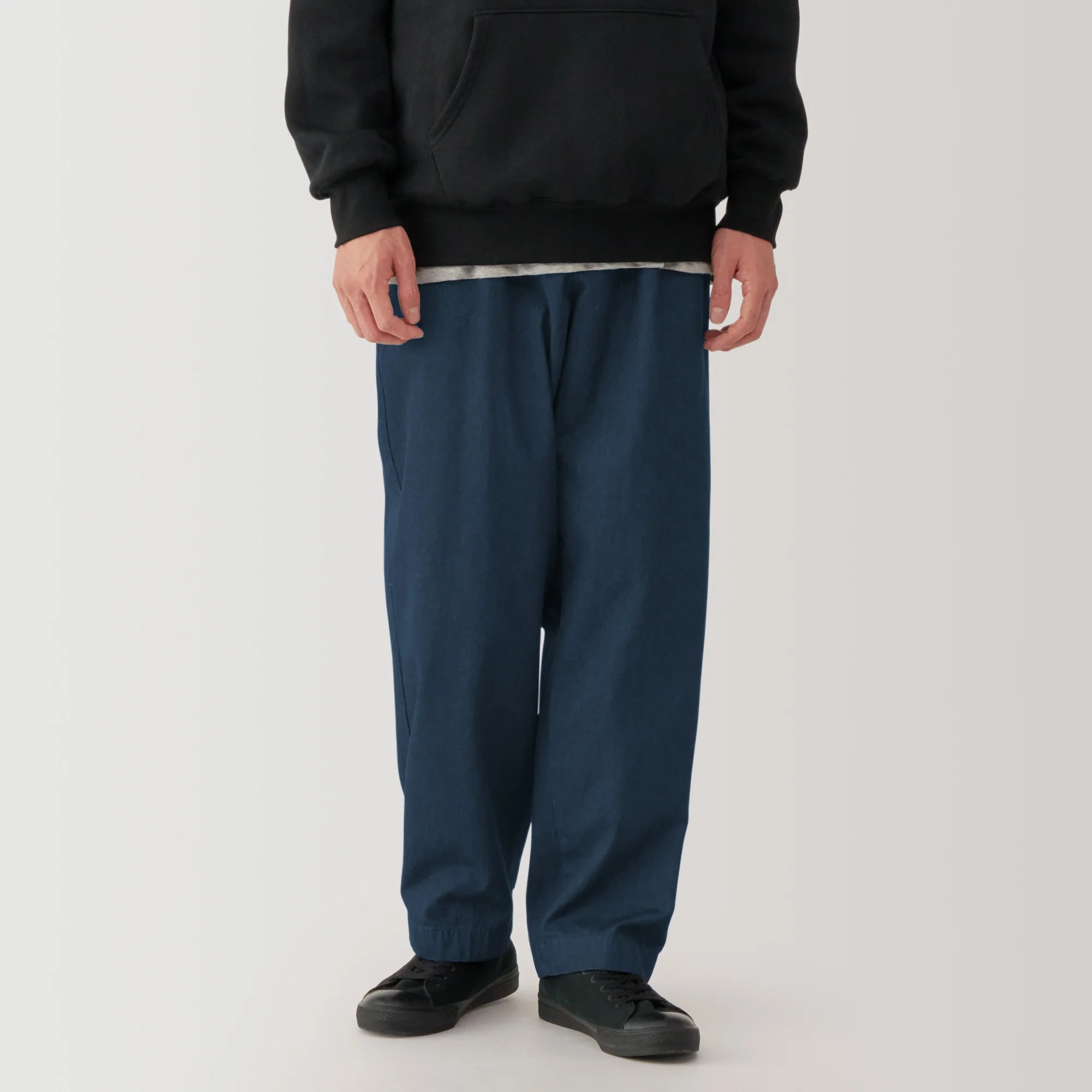 Men's Indigo Darted Wide Pants (L29") - Image 3