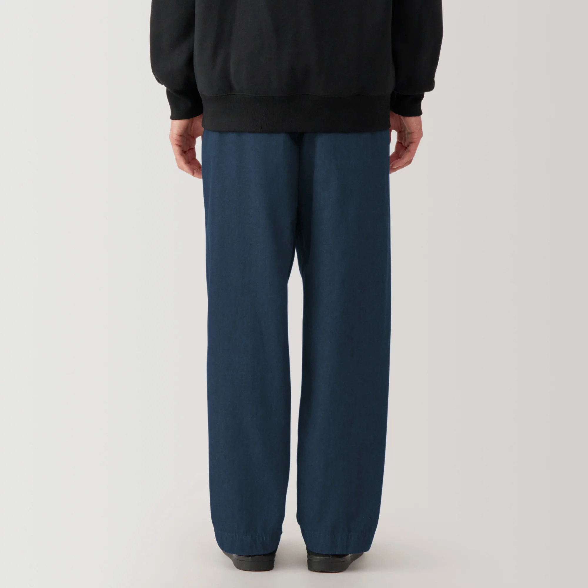 Men's Indigo Darted Wide Pants (L29") - Image 6