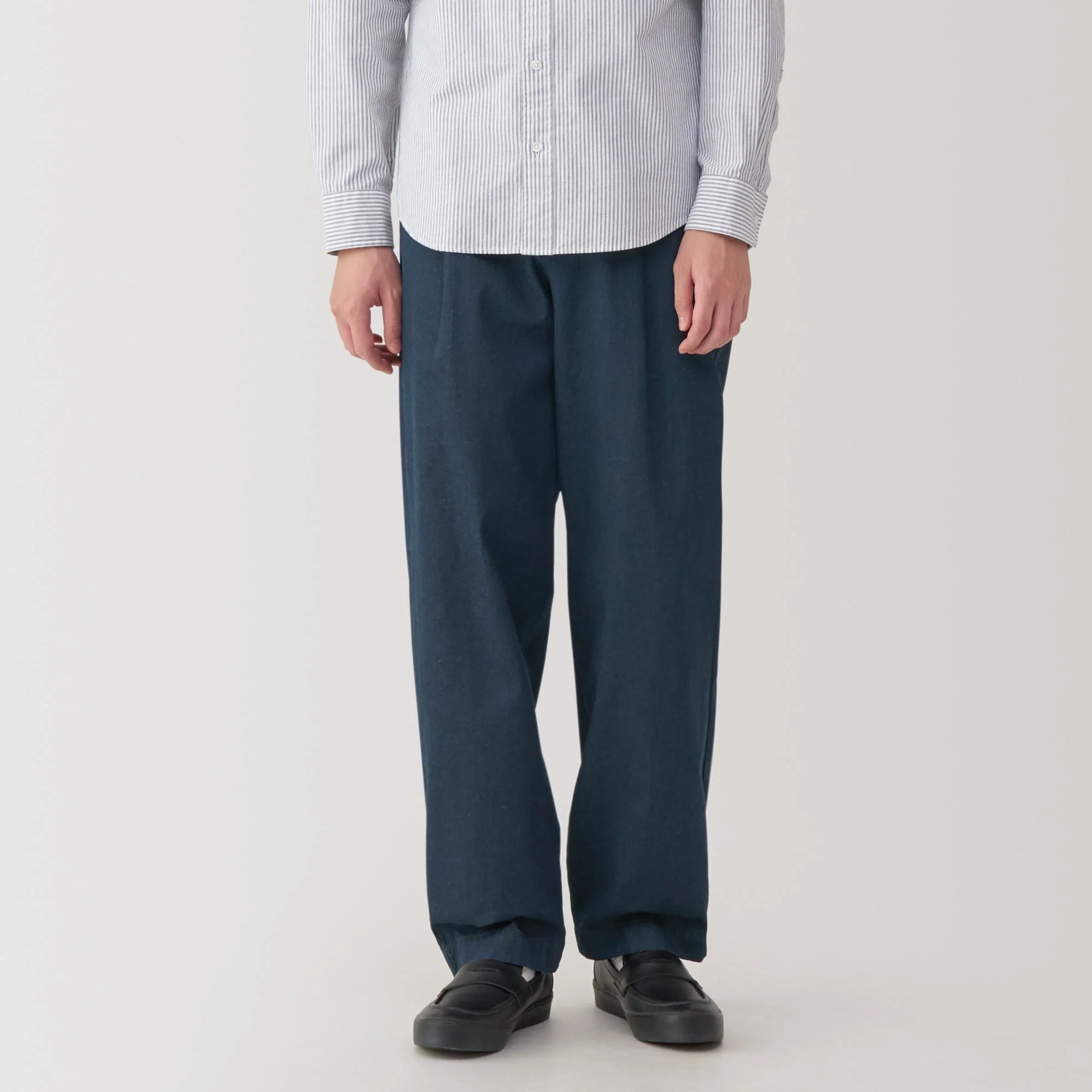 Men's Indigo Darted Wide Pants - Image 3