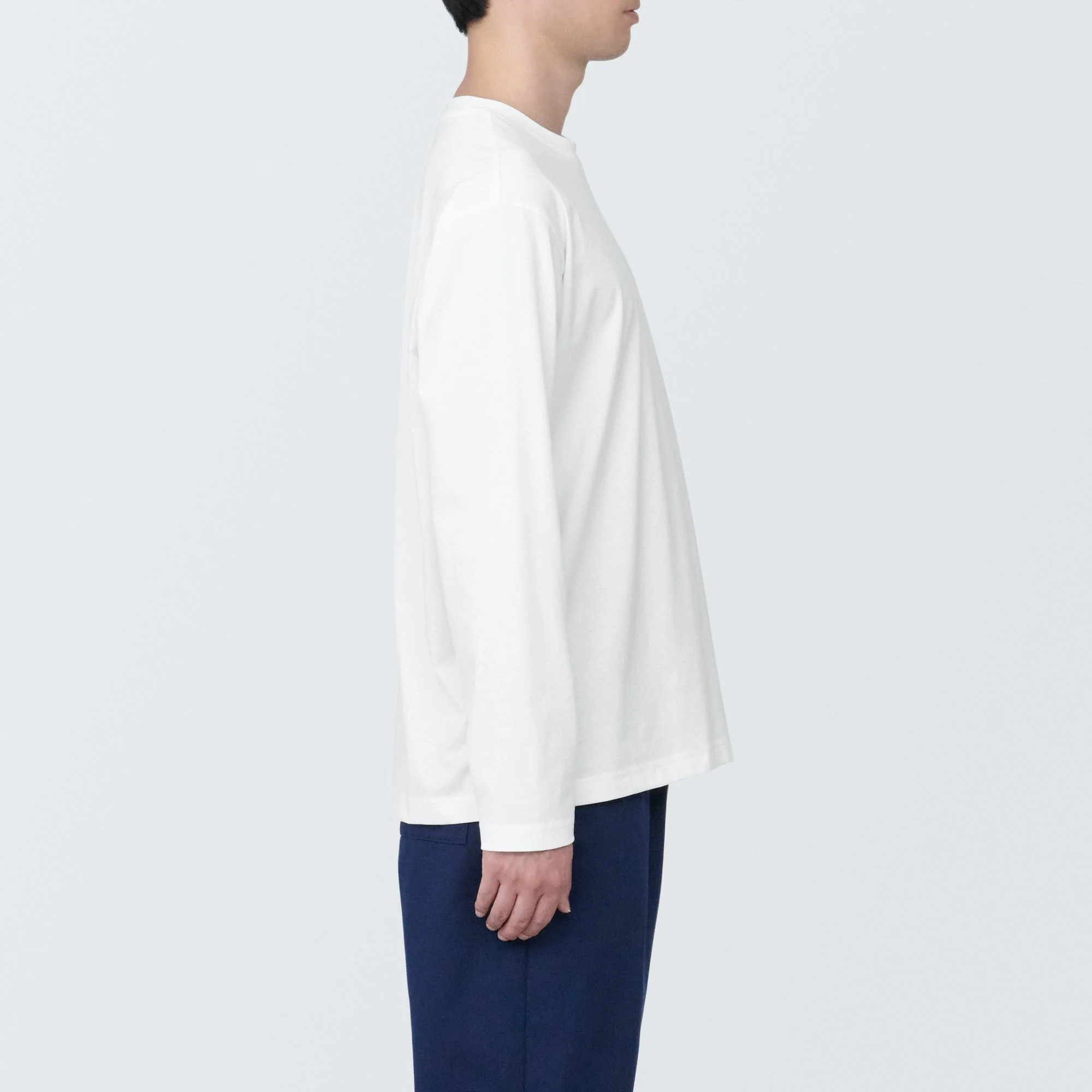 Men's Jersey Crew Neck Long Sleeve T-Shirt - Image 12
