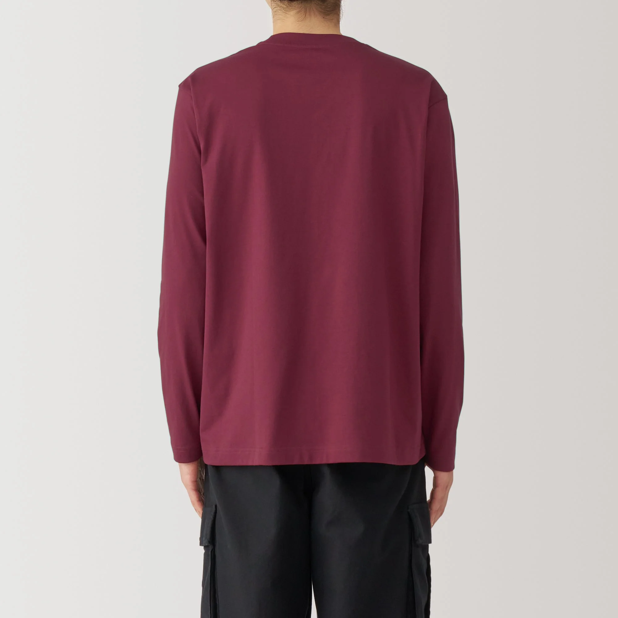 Men's Jersey Crew Neck Long Sleeve T-Shirt - Image 20