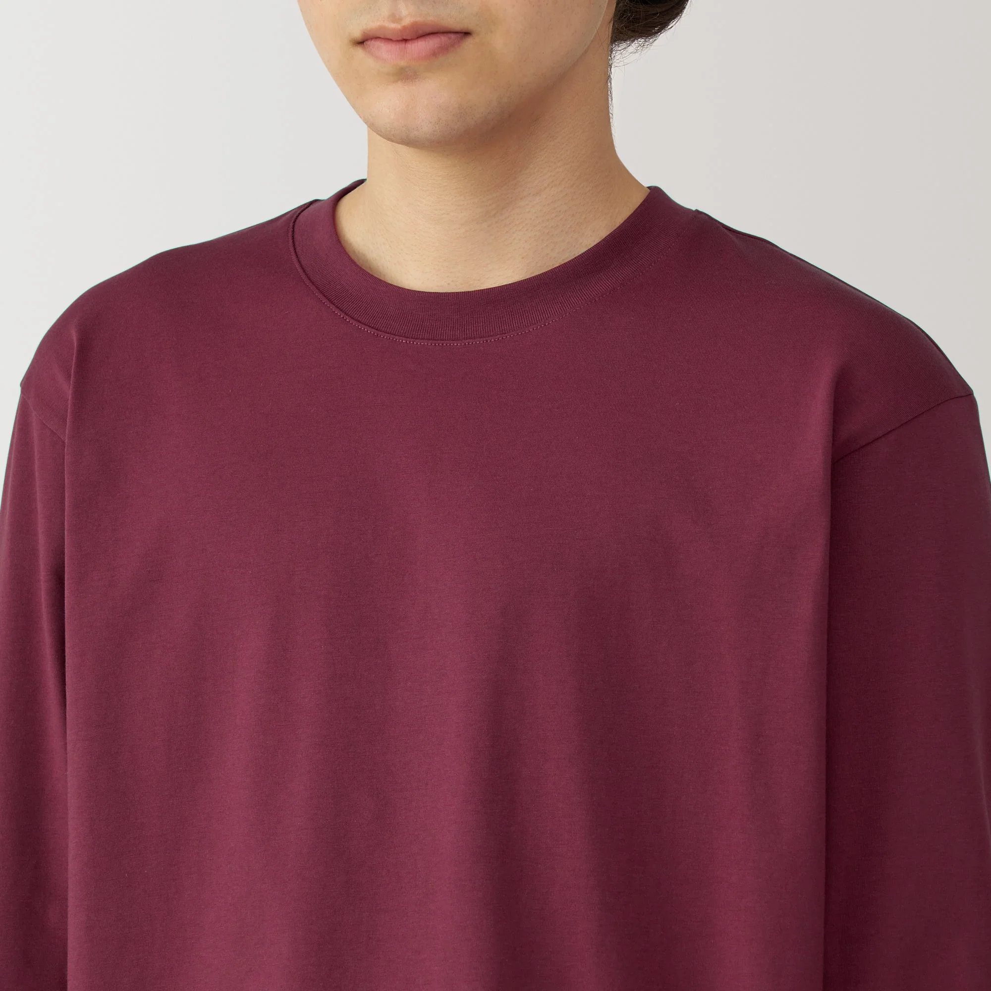Men's Jersey Crew Neck Long Sleeve T-Shirt - Image 21