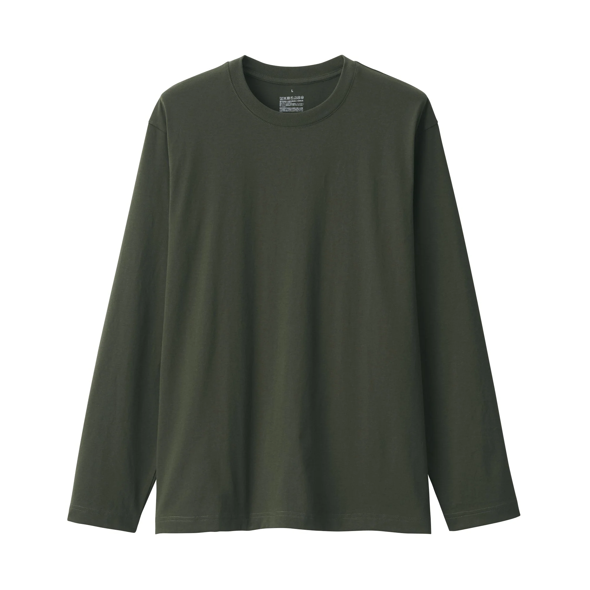 Men's Jersey Crew Neck Long Sleeve T-Shirt - Image 23