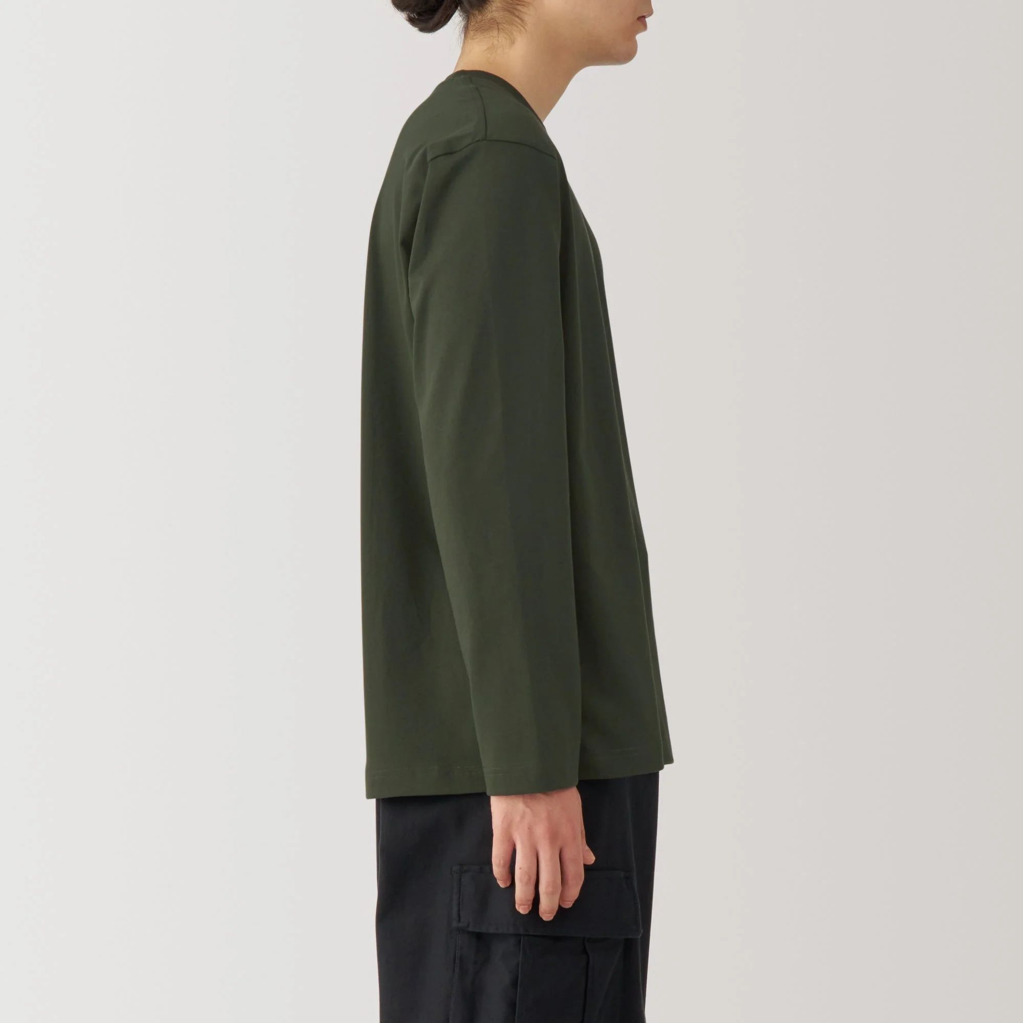 Men's Jersey Crew Neck Long Sleeve T-Shirt - Image 26