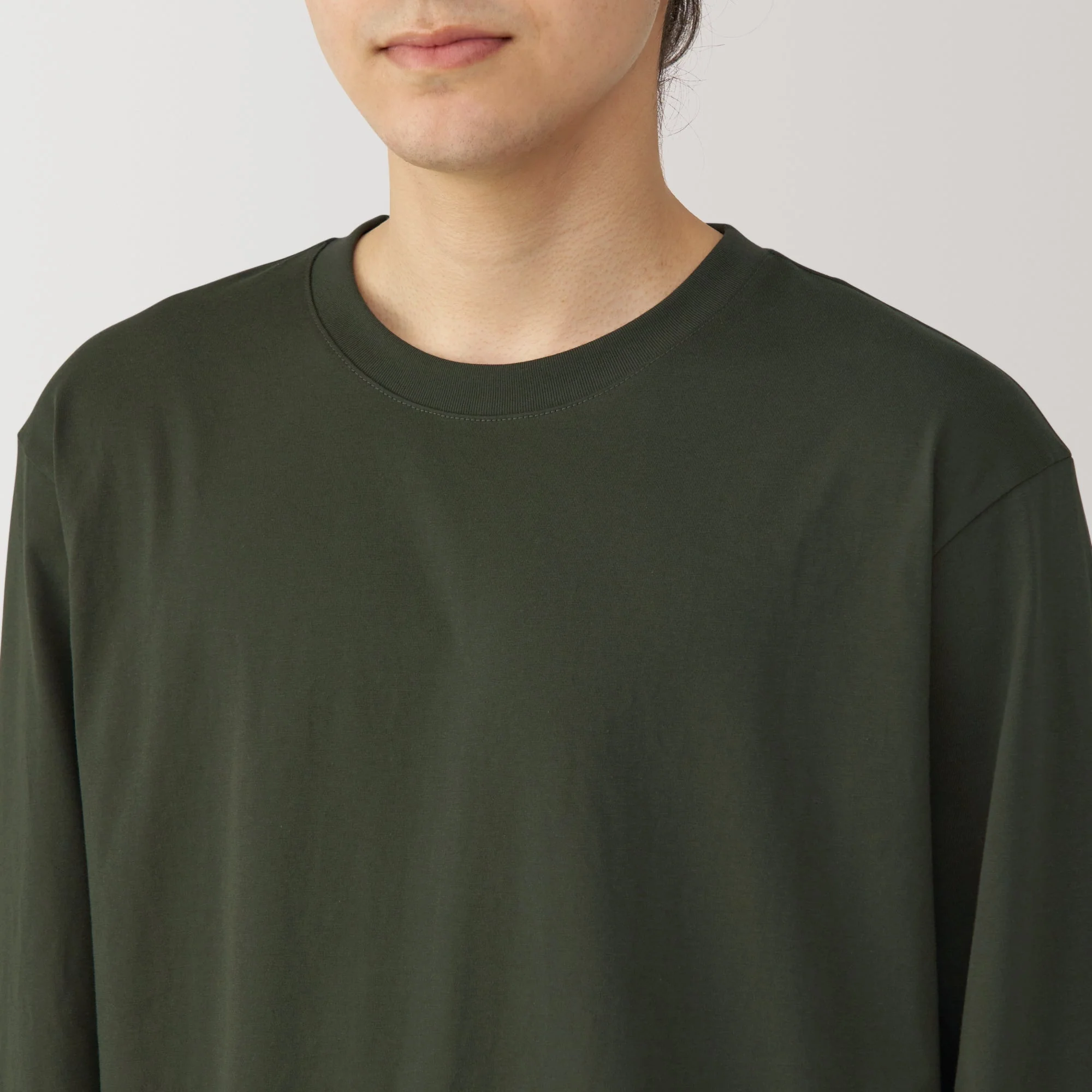 Men's Jersey Crew Neck Long Sleeve T-Shirt - Image 28