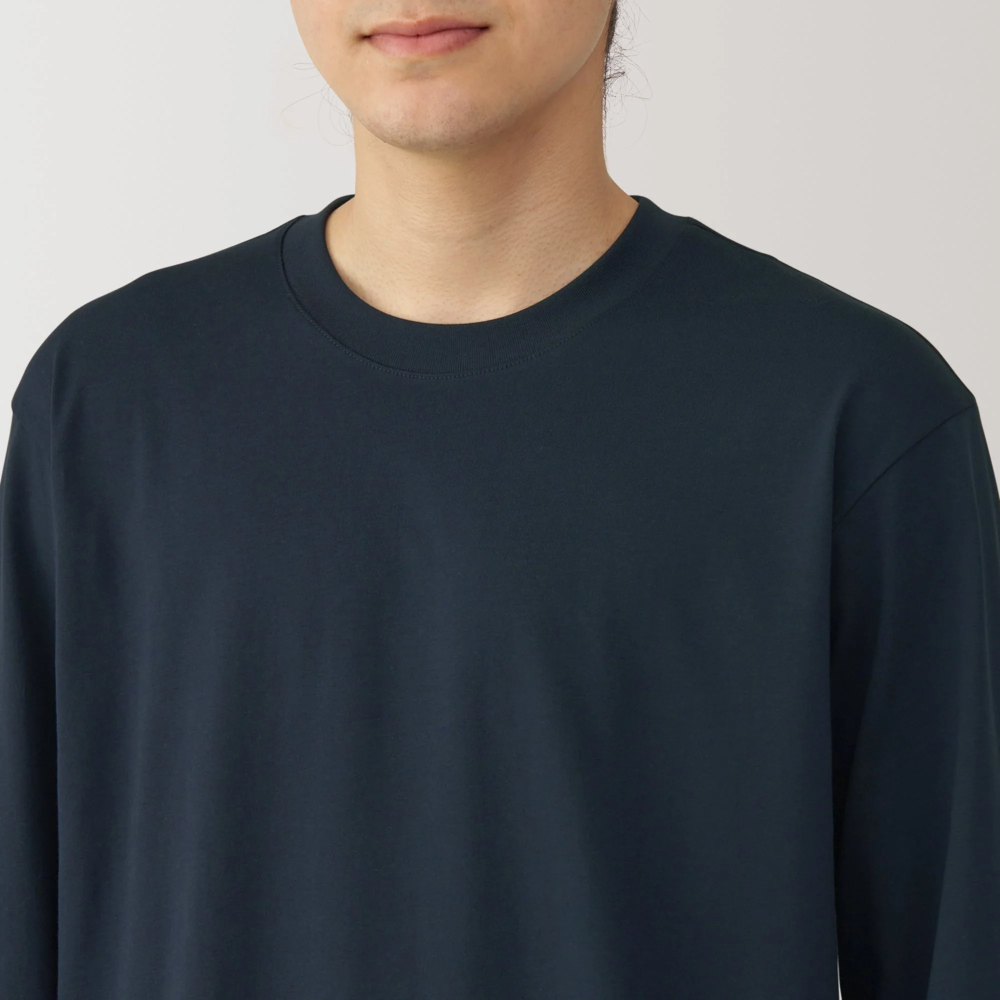 Men's Jersey Crew Neck Long Sleeve T-Shirt - Image 35