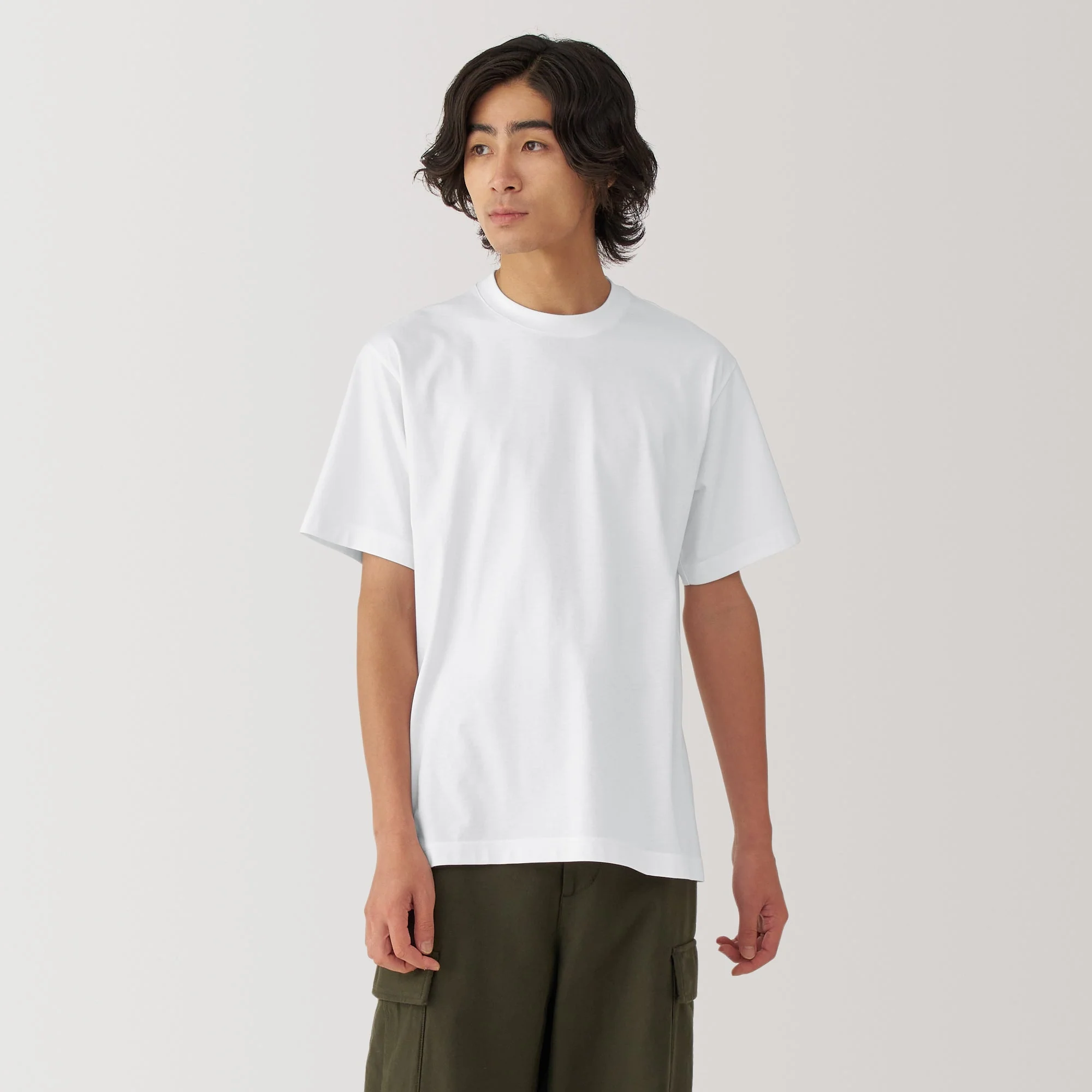 Men's Jersey Crew Neck Short Sleeve T-Shirt - Image 17
