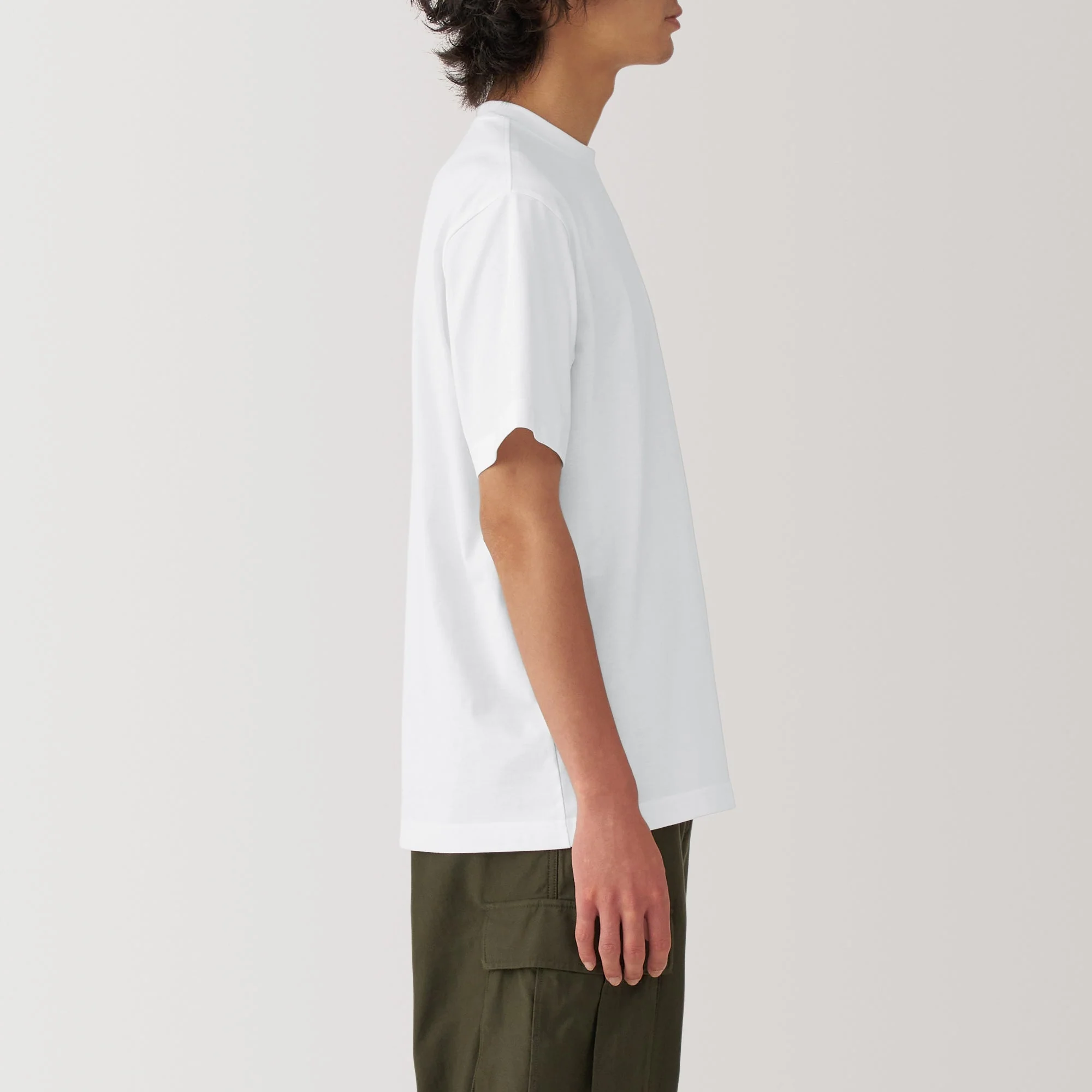 Men's Jersey Crew Neck Short Sleeve T-Shirt - Image 19