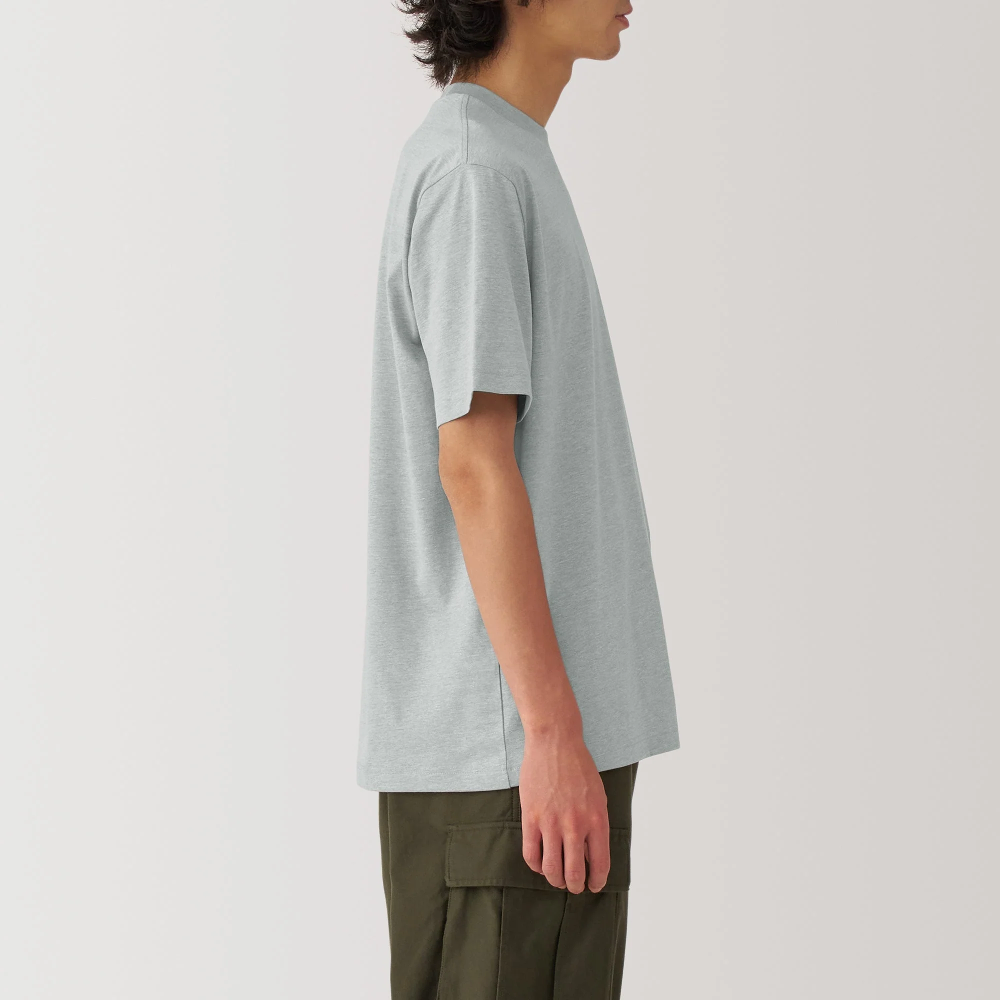 Men's Jersey Crew Neck Short Sleeve T-Shirt - Image 26