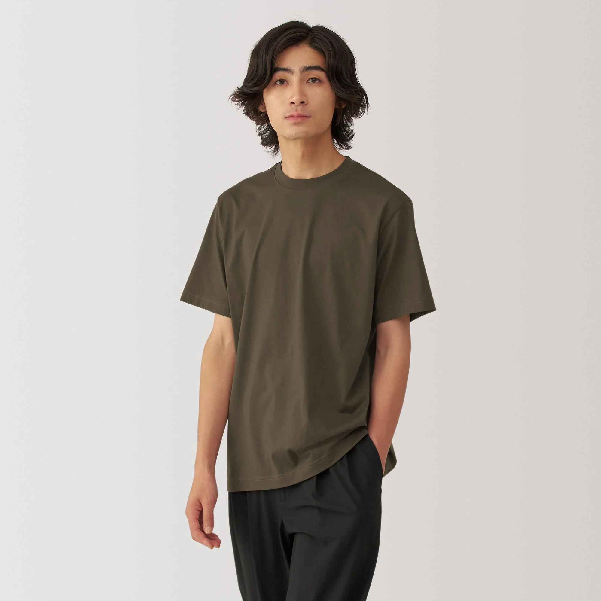 Men's Jersey Crew Neck Short Sleeve T-Shirt - Image 38