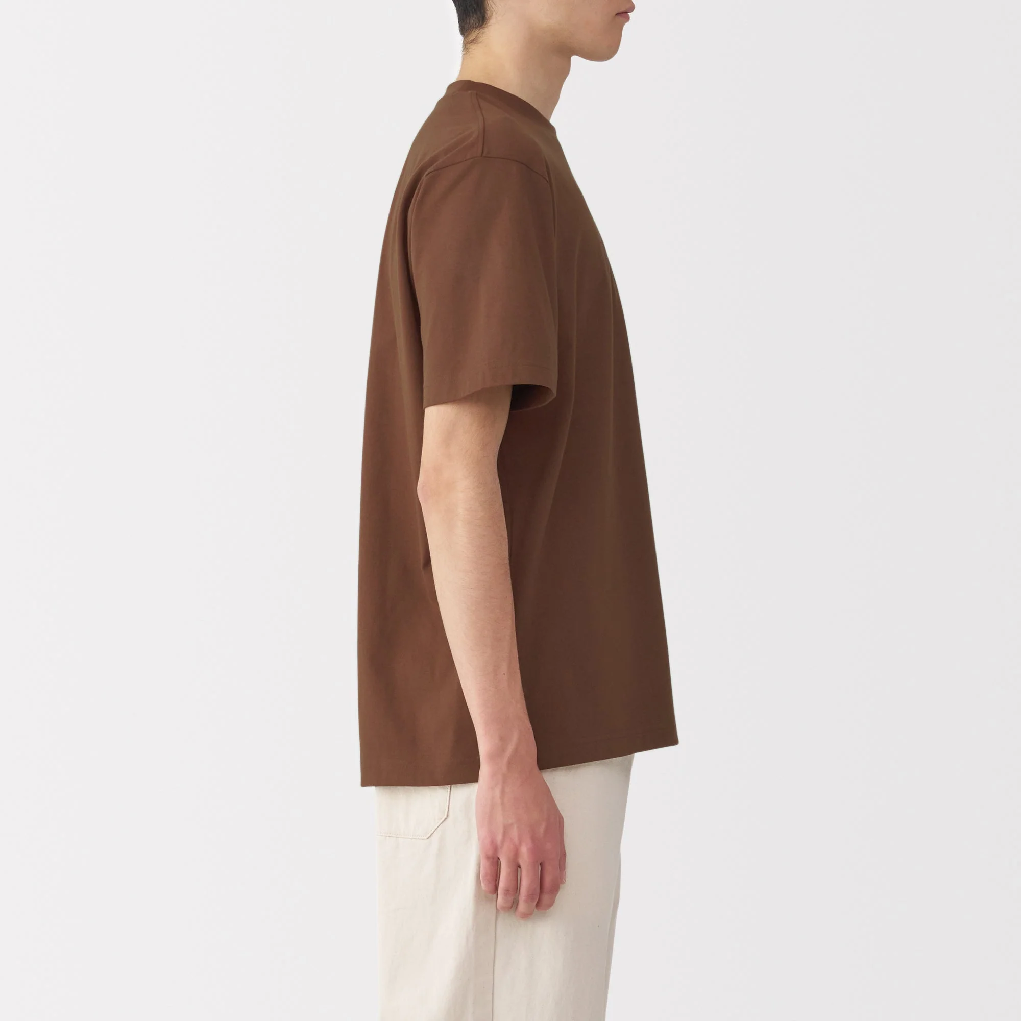 Men's Jersey Crew Neck Short Sleeve T-Shirt - Image 12