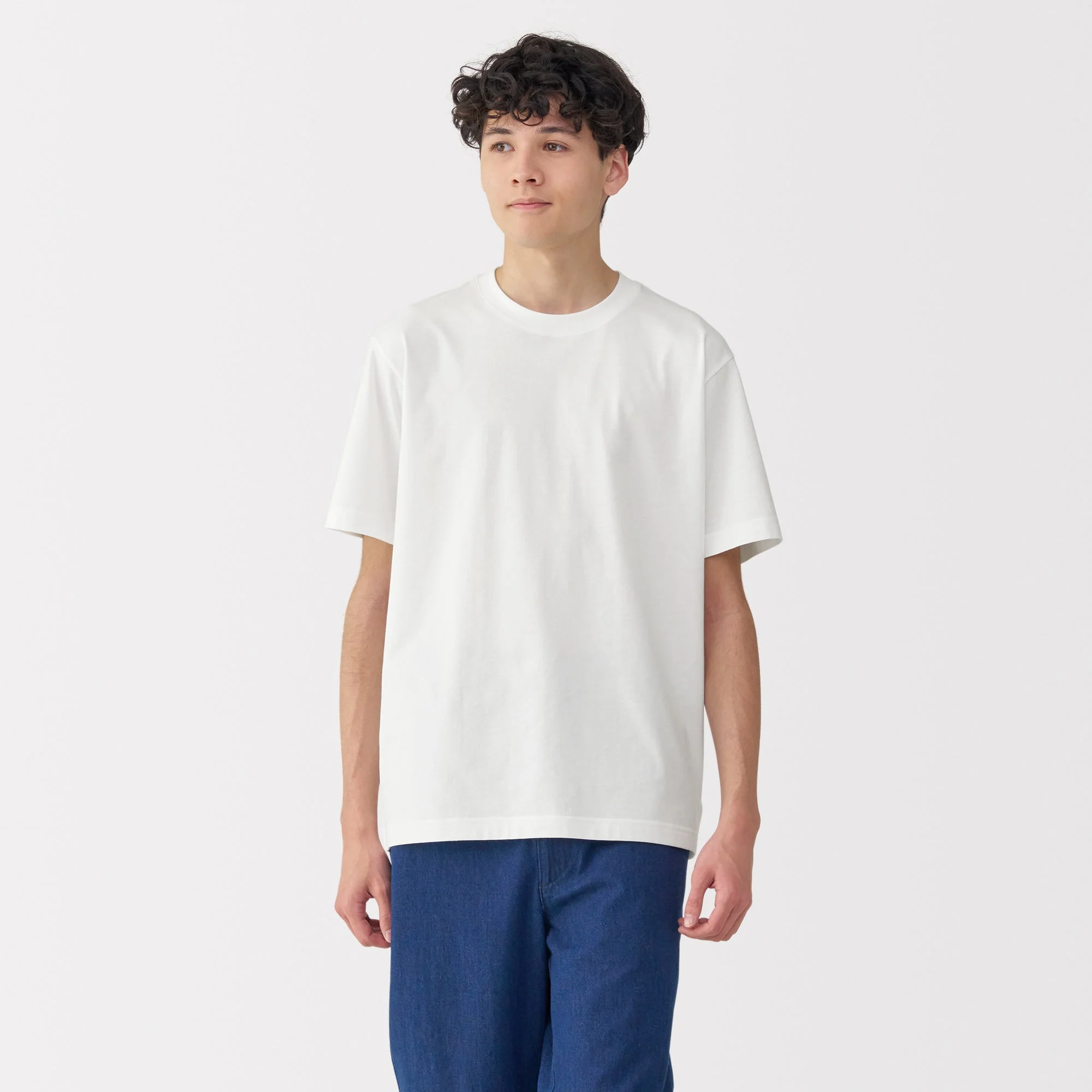 Men's Jersey Crew Neck Short Sleeve T-Shirt - Image 17