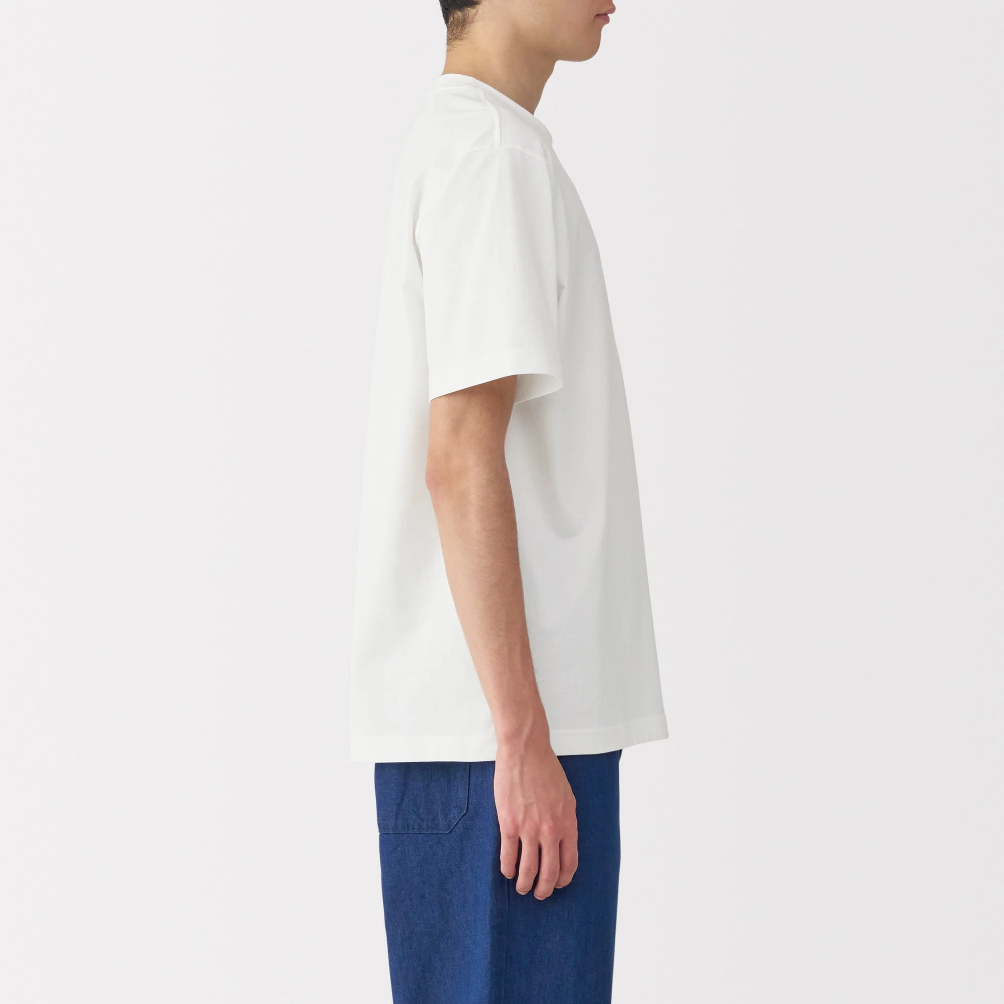 Men's Jersey Crew Neck Short Sleeve T-Shirt - Image 19