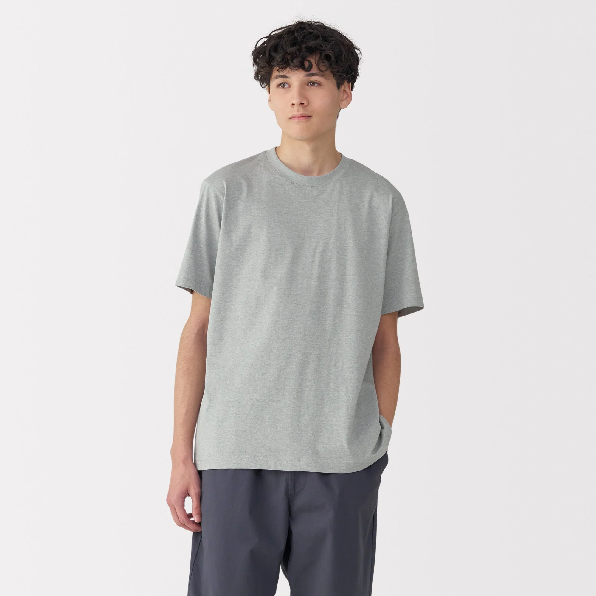 Men's Jersey Crew Neck Short Sleeve T-Shirt - Image 24