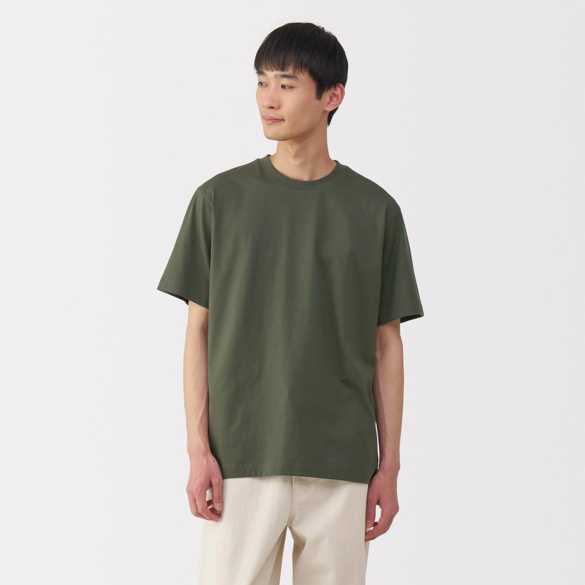 Men's Jersey Crew Neck Short Sleeve T-Shirt - Image 31