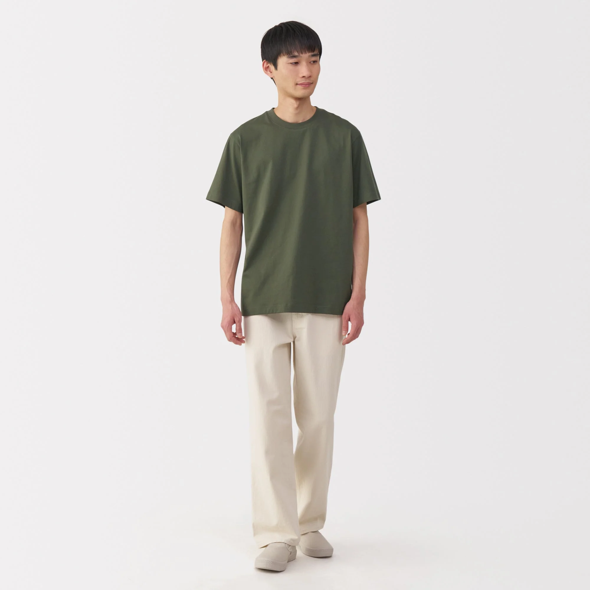 Men's Jersey Crew Neck Short Sleeve T-Shirt - Image 32