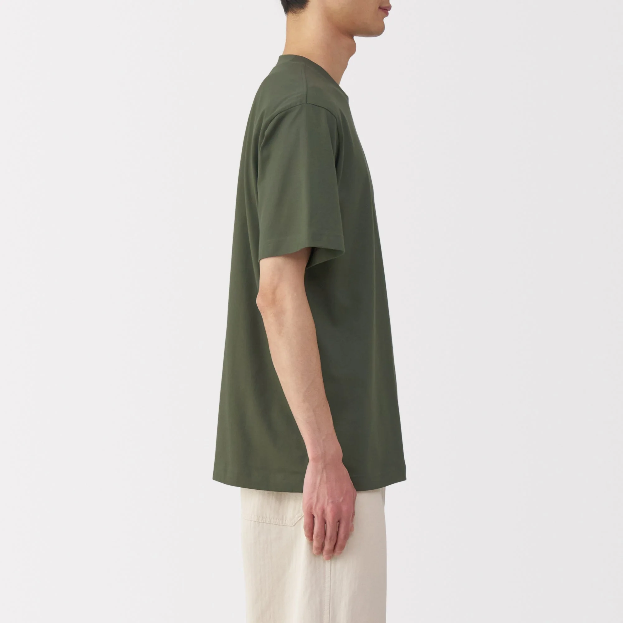 Men's Jersey Crew Neck Short Sleeve T-Shirt - Image 33