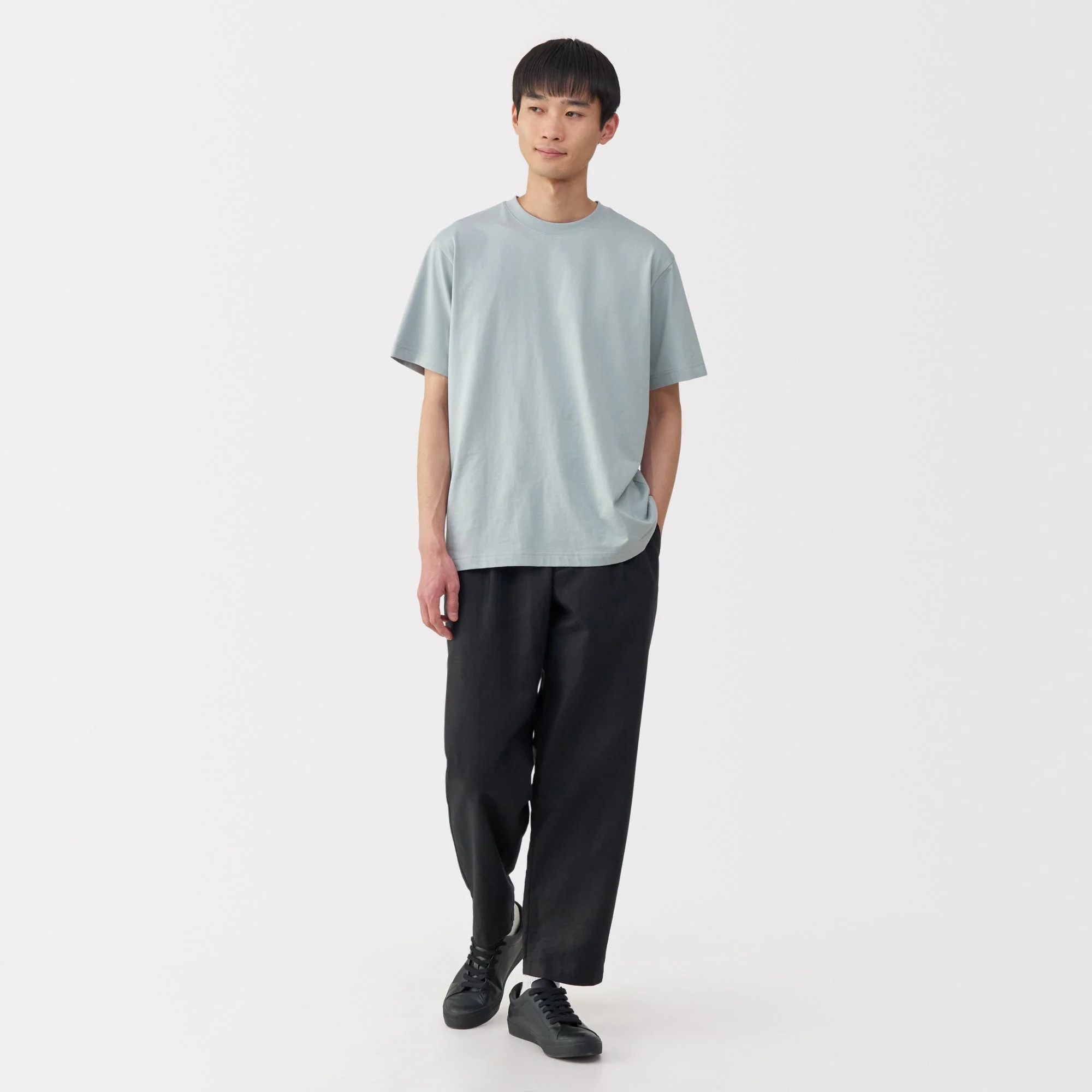Men's Jersey Crew Neck Short Sleeve T-Shirt - Image 39