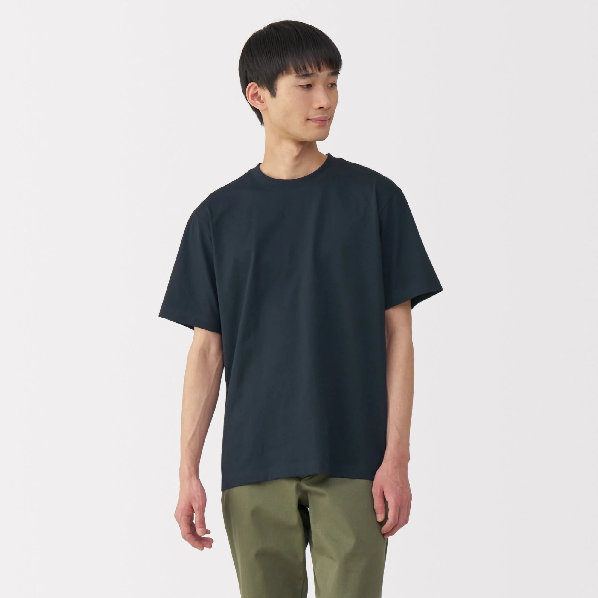 Men's Jersey Crew Neck Short Sleeve T-Shirt - Image 45