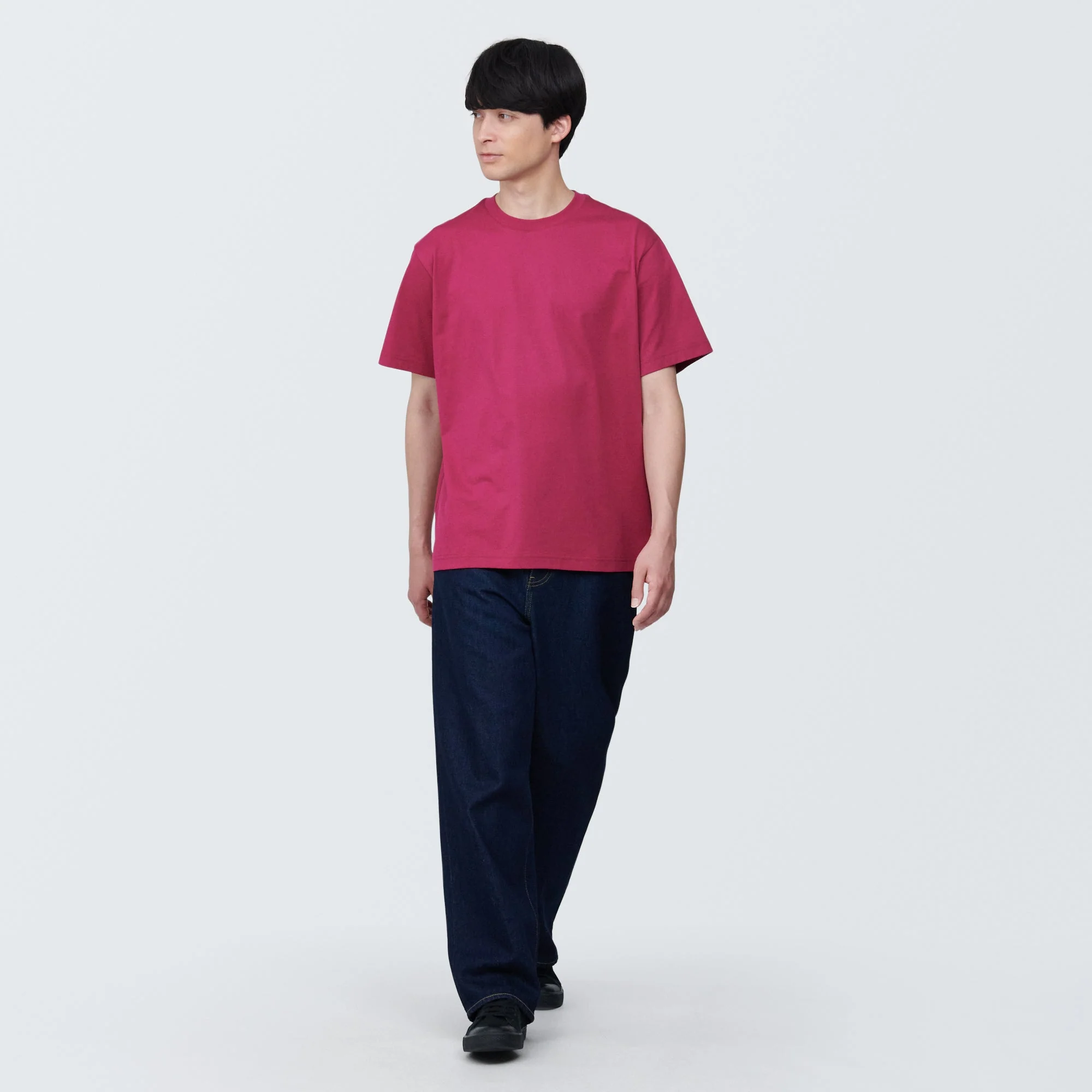 Men's Jersey Crewneck Short Sleeve T-Shirt - Image 25