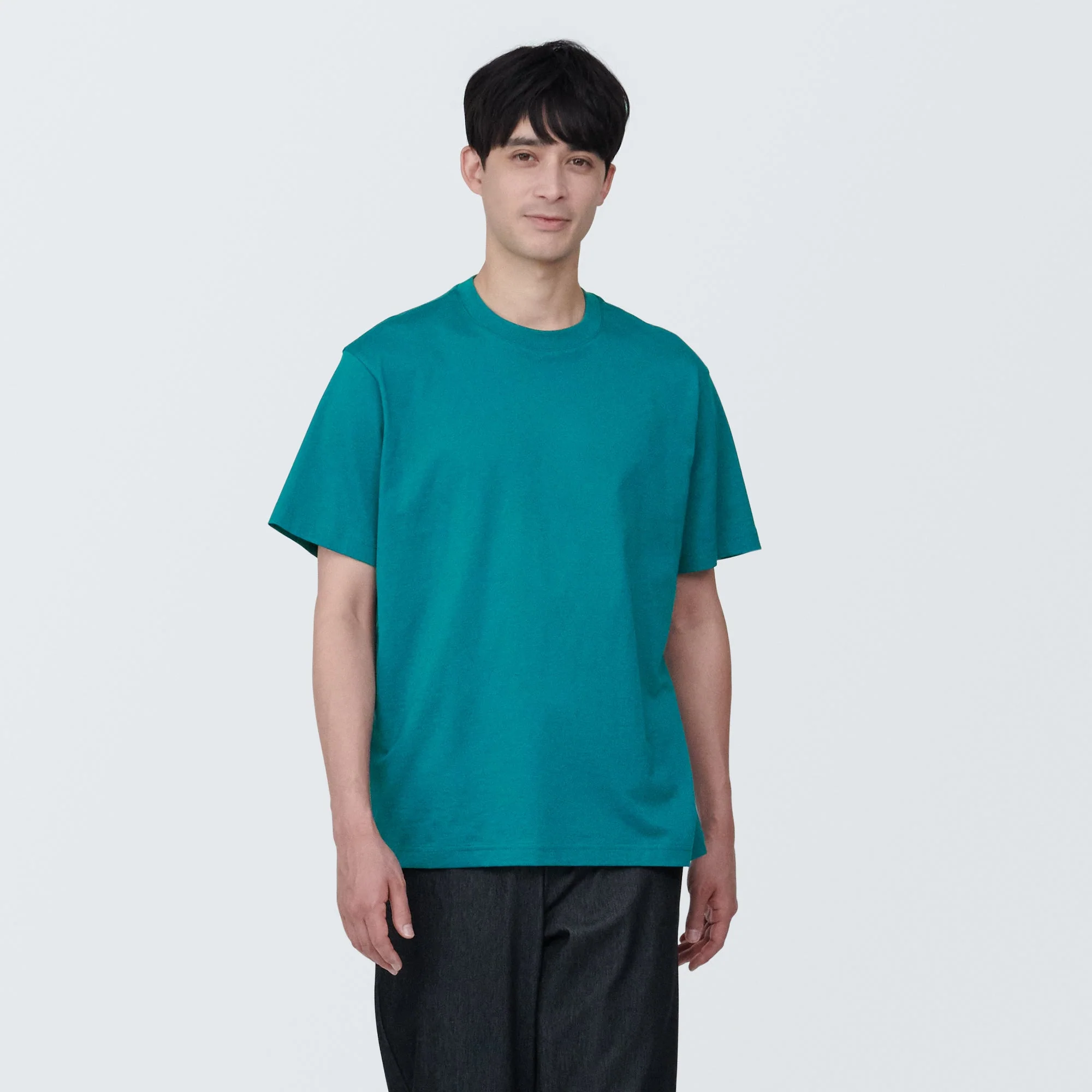 Men's Jersey Crewneck Short Sleeve T-Shirt - Image 31