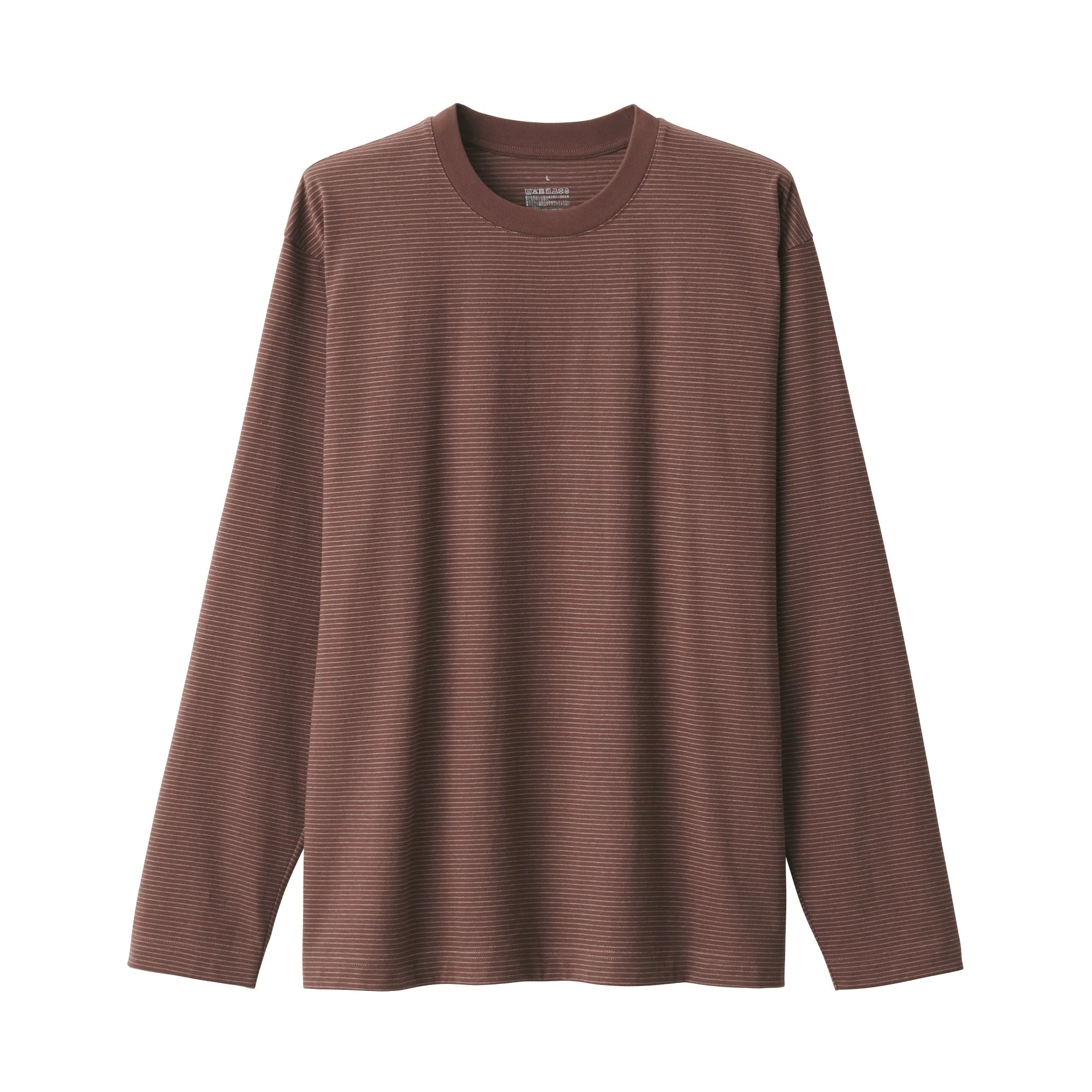 Men's Jersey Crewneck Striped T-Shirt - Image 9