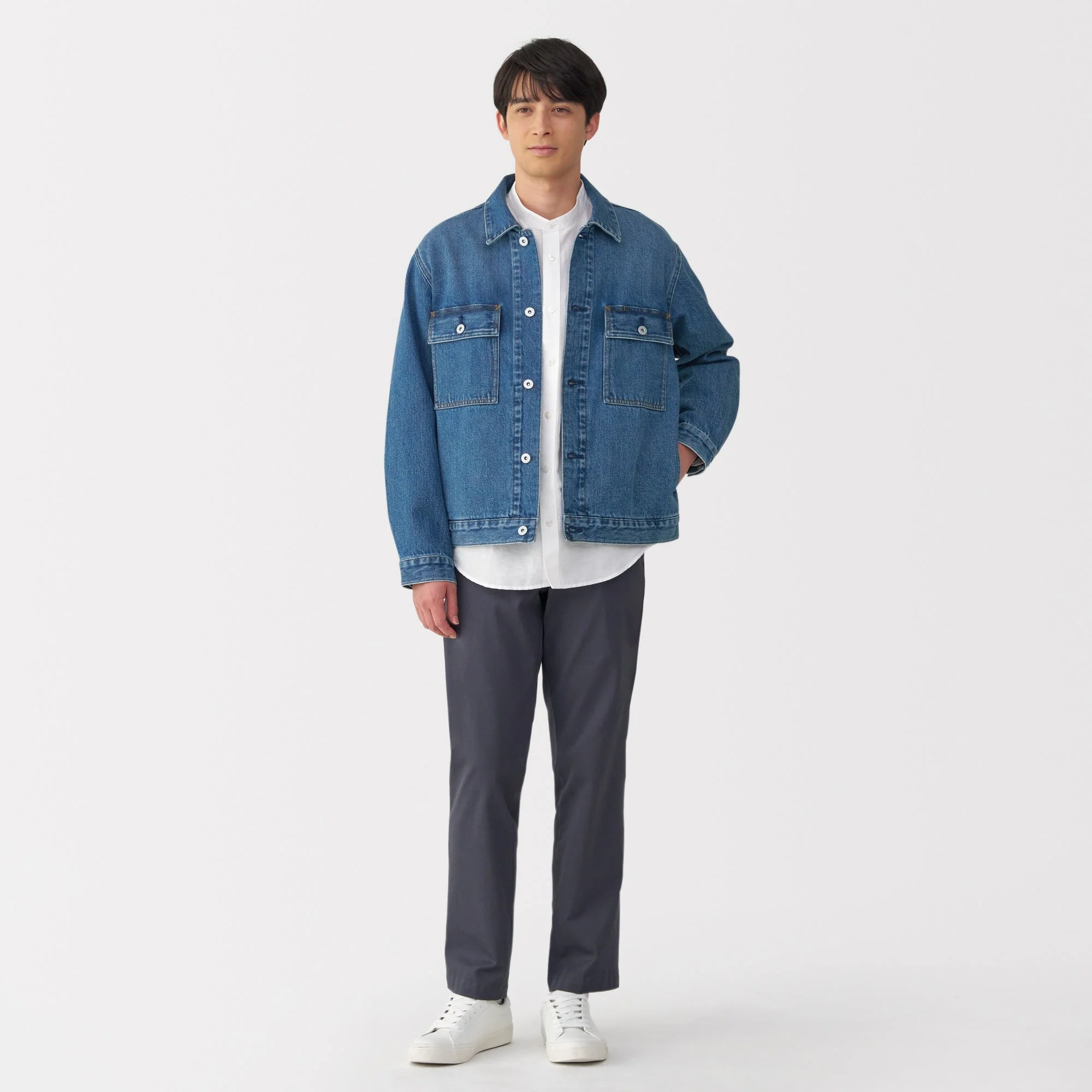 Kapok Blend Denim Jacket - Image 13