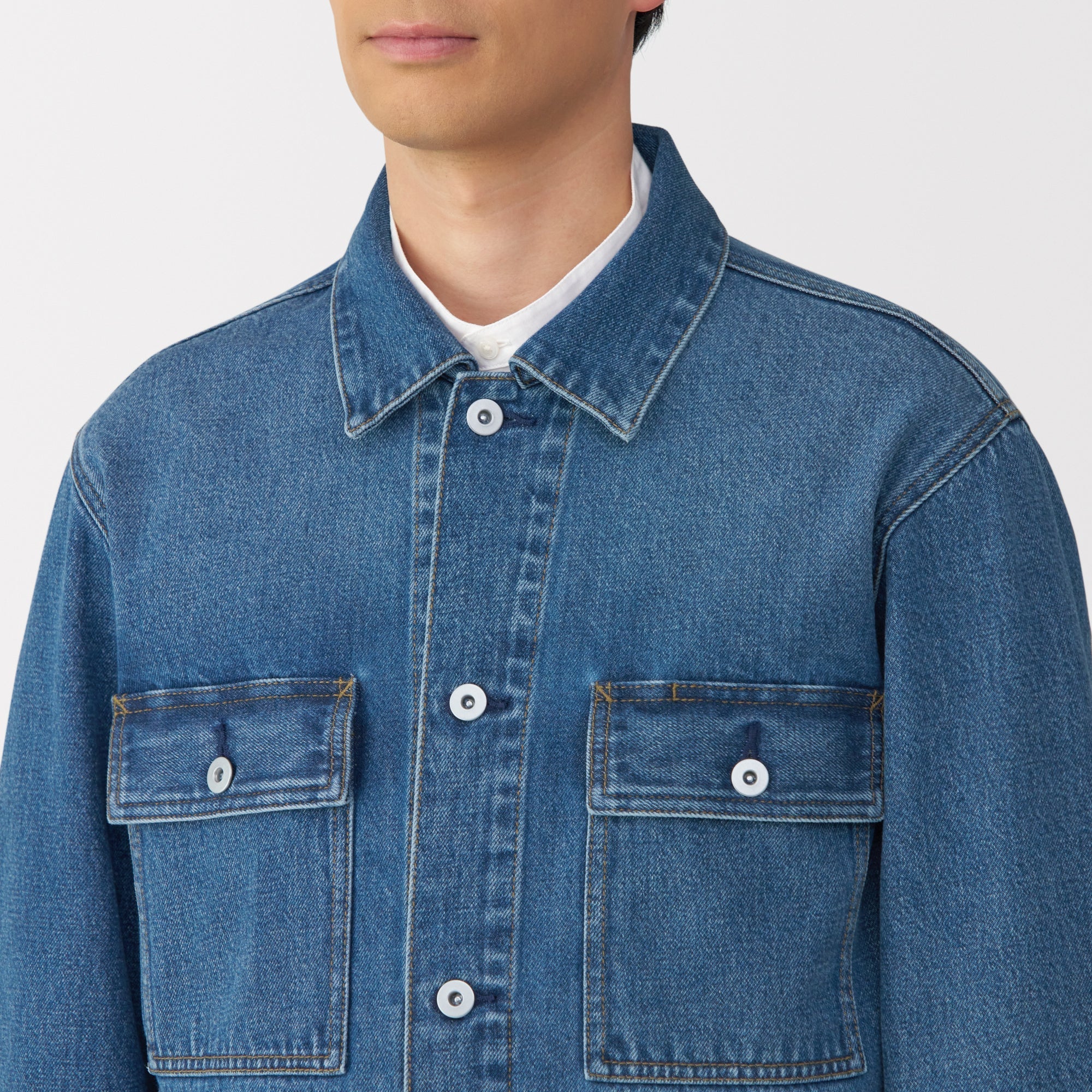 Kapok Blend Denim Jacket - Image 16