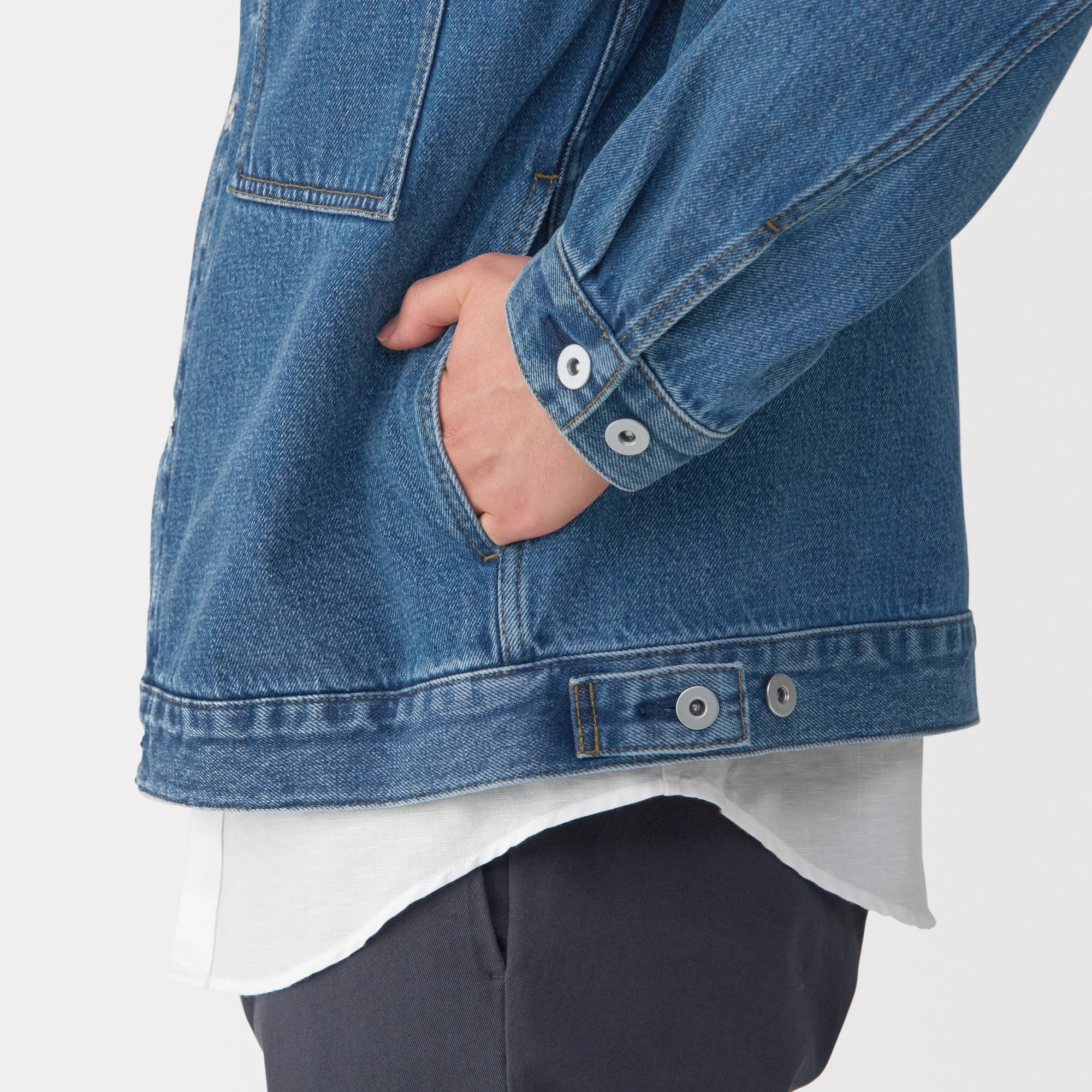 Kapok Blend Denim Jacket - Image 17