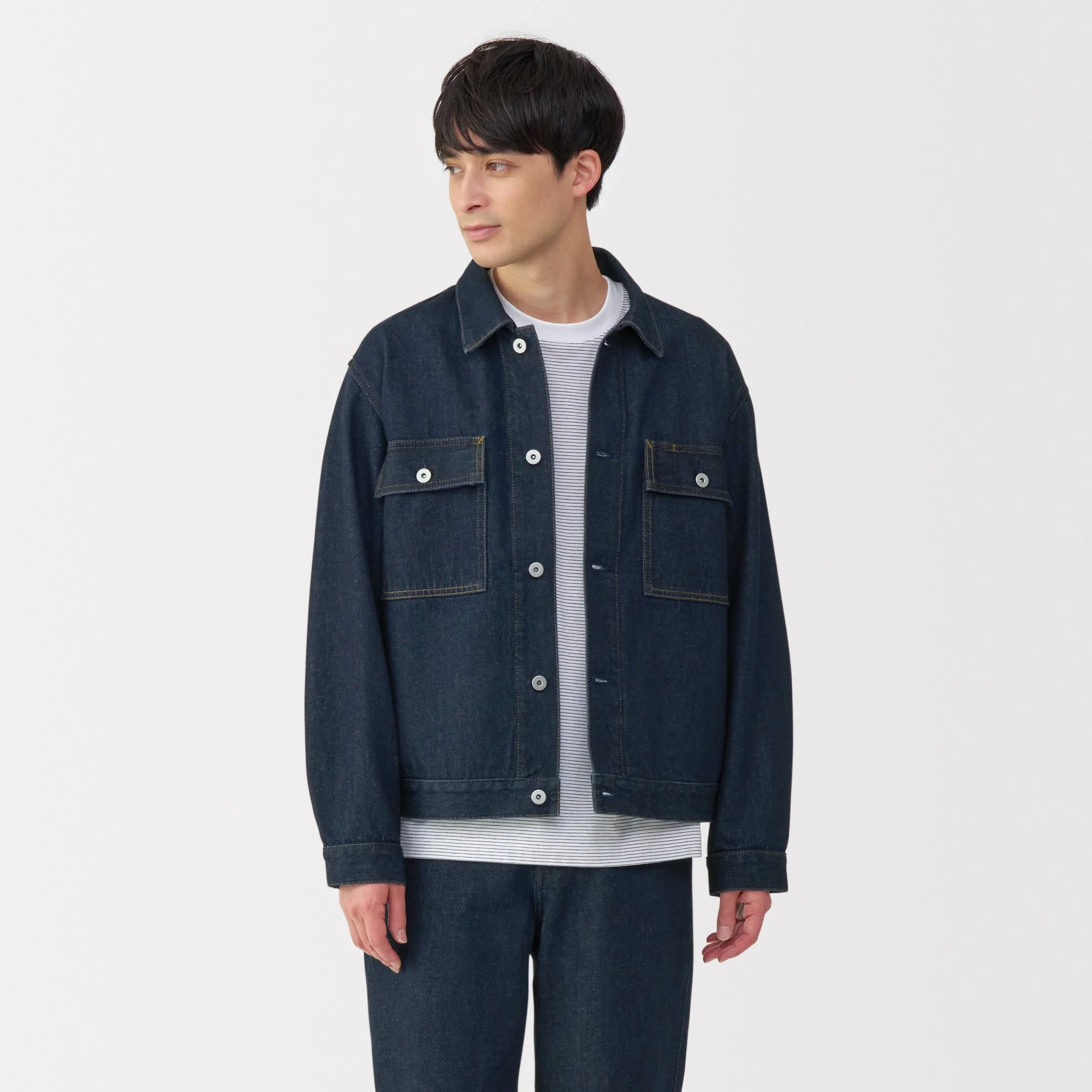Kapok Blend Denim Jacket - Image 3
