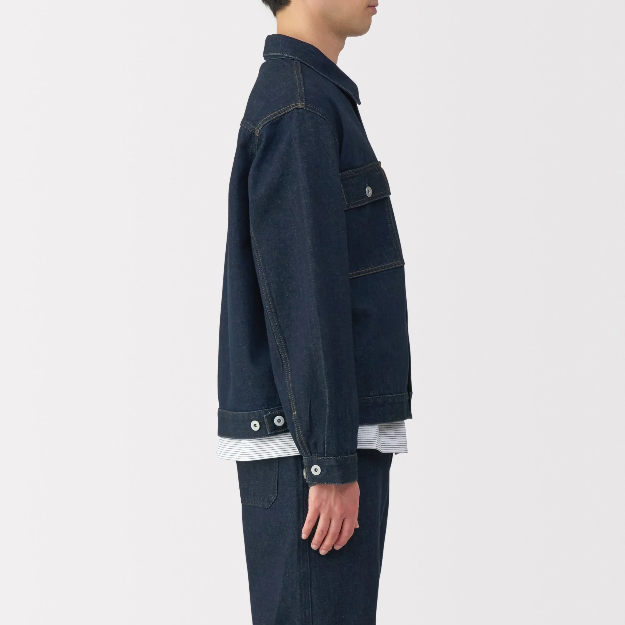 Kapok Blend Denim Jacket - Image 5