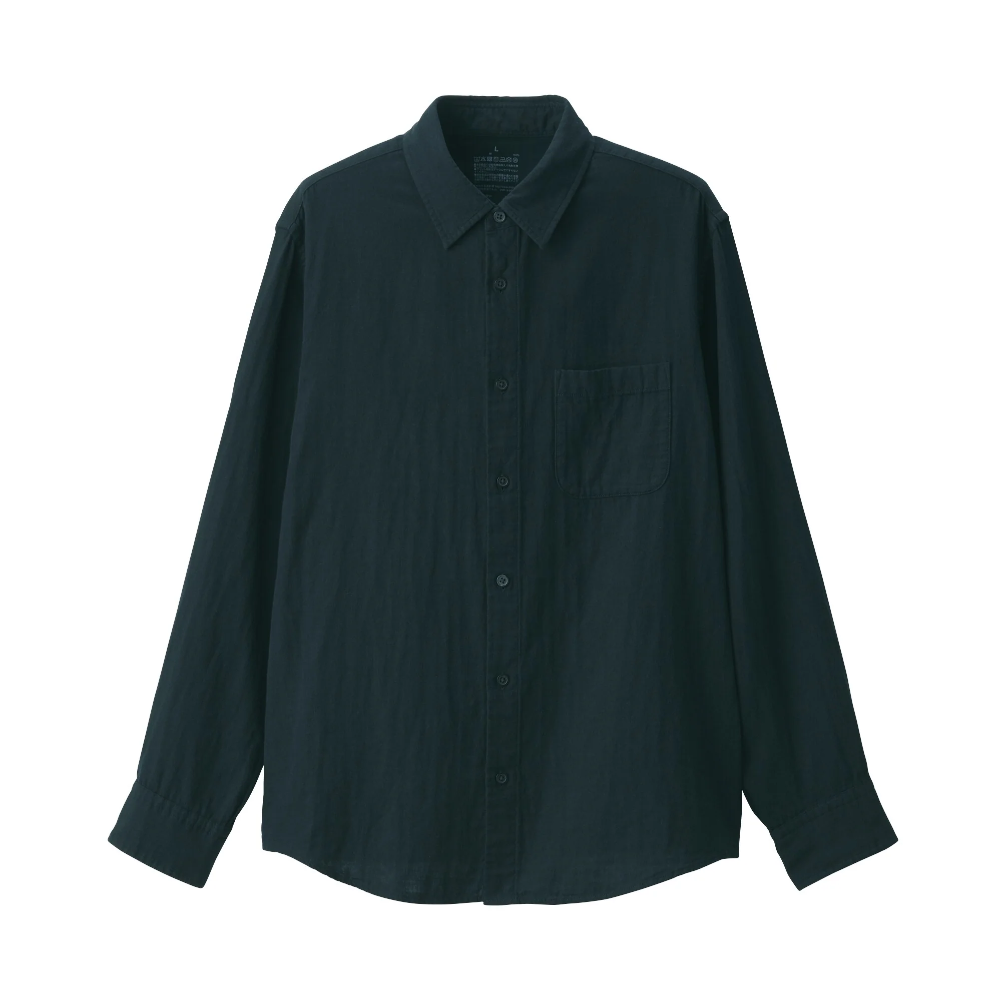 Men's Kapok Blend Double Gauze Long Sleeve Shirt - Image 2