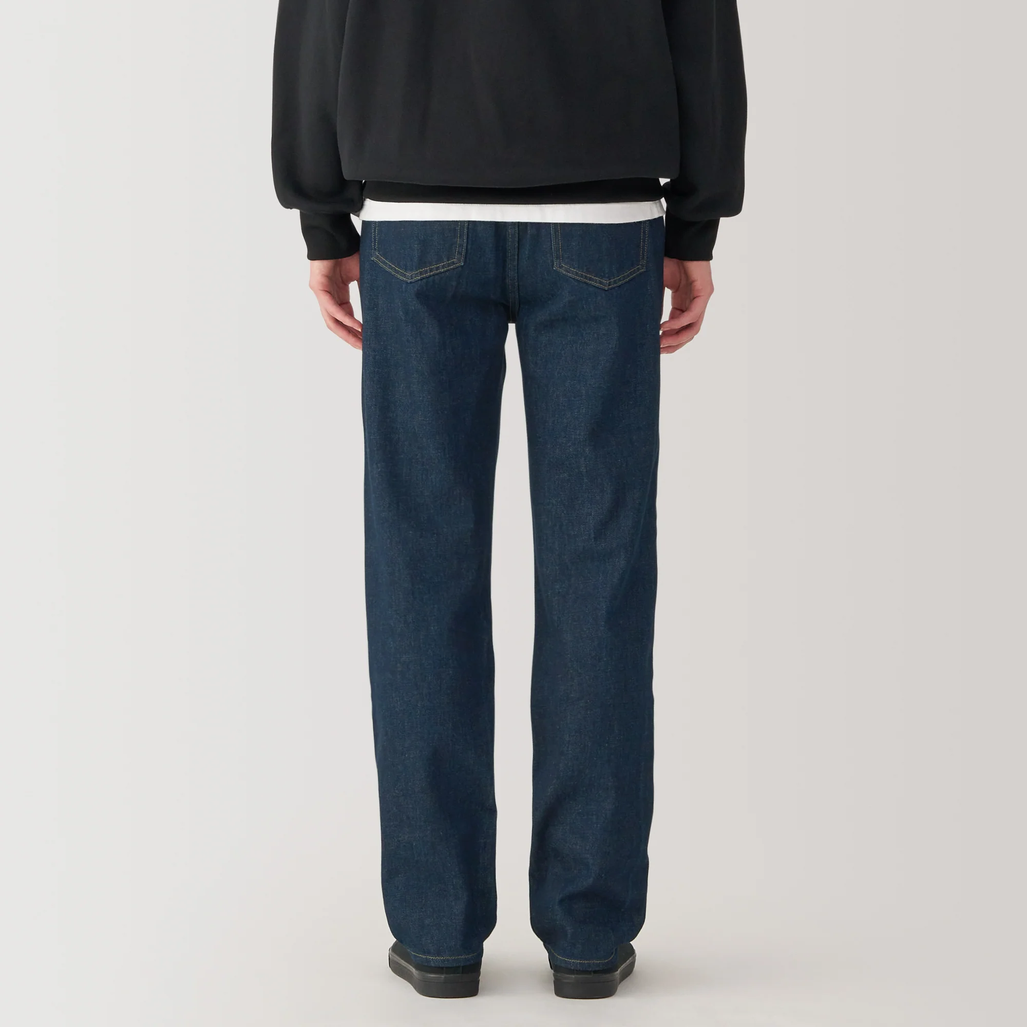 Men's Kapok Blend Straight Denim Trousers - Image 15