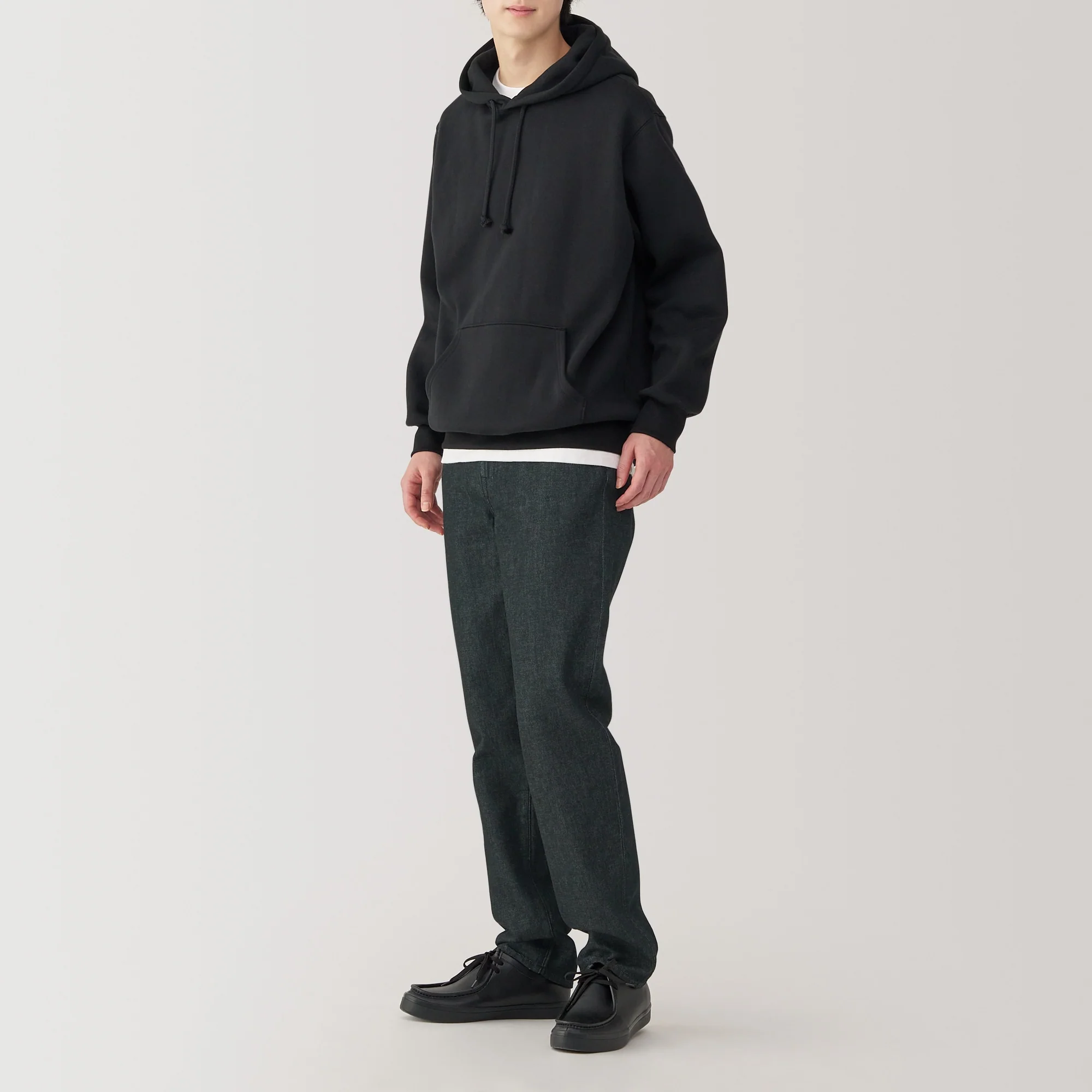 Kapok Blend Straight Denim Trousers - Image 5